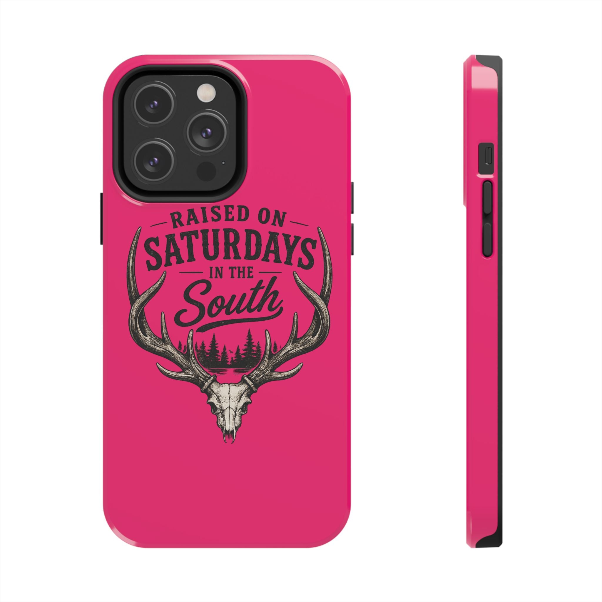 The Spreads Runs Deep In The Woods Phone Case-(pink)