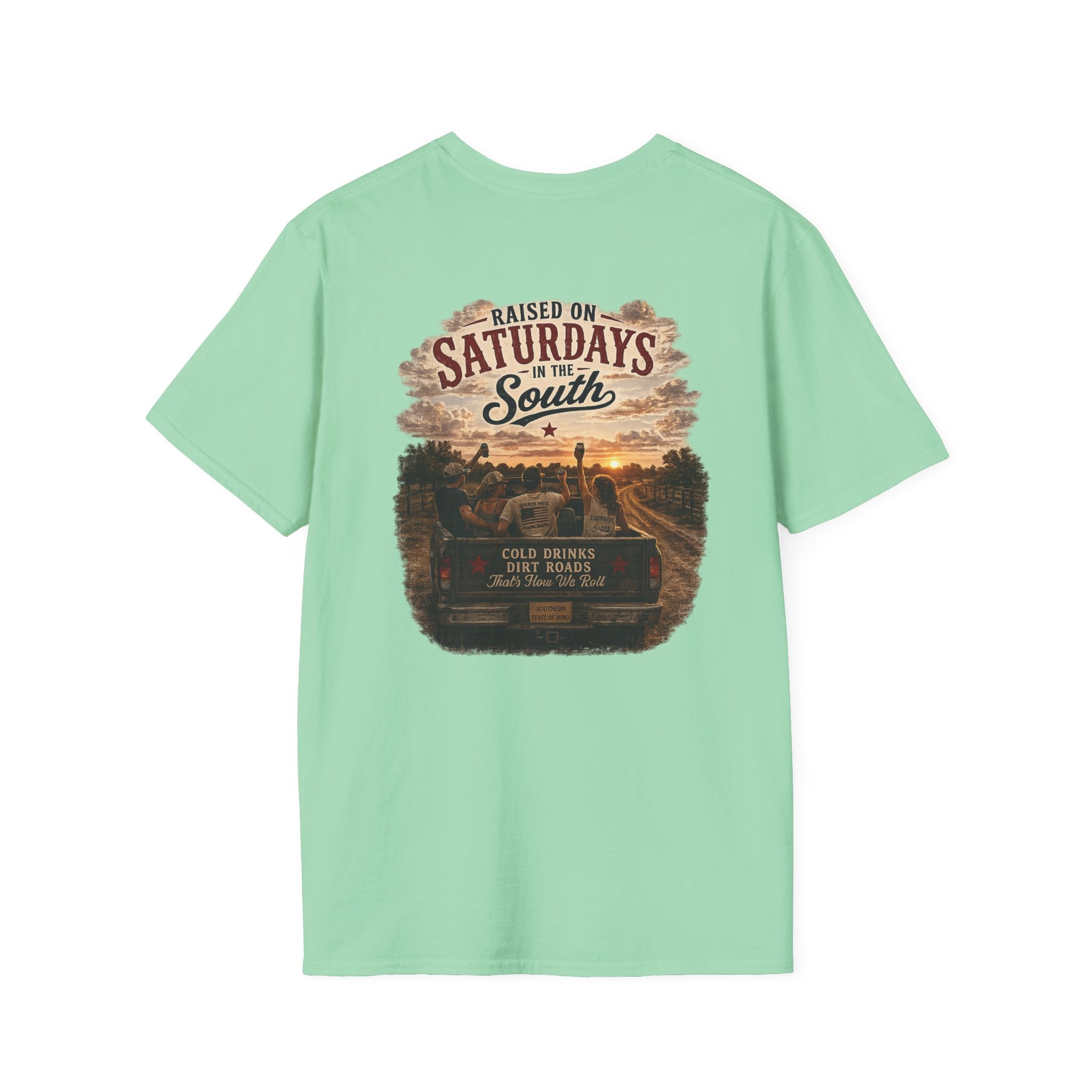 Raised On Saturdays In The South Vintage T-Shirt- Good Riding Buddies