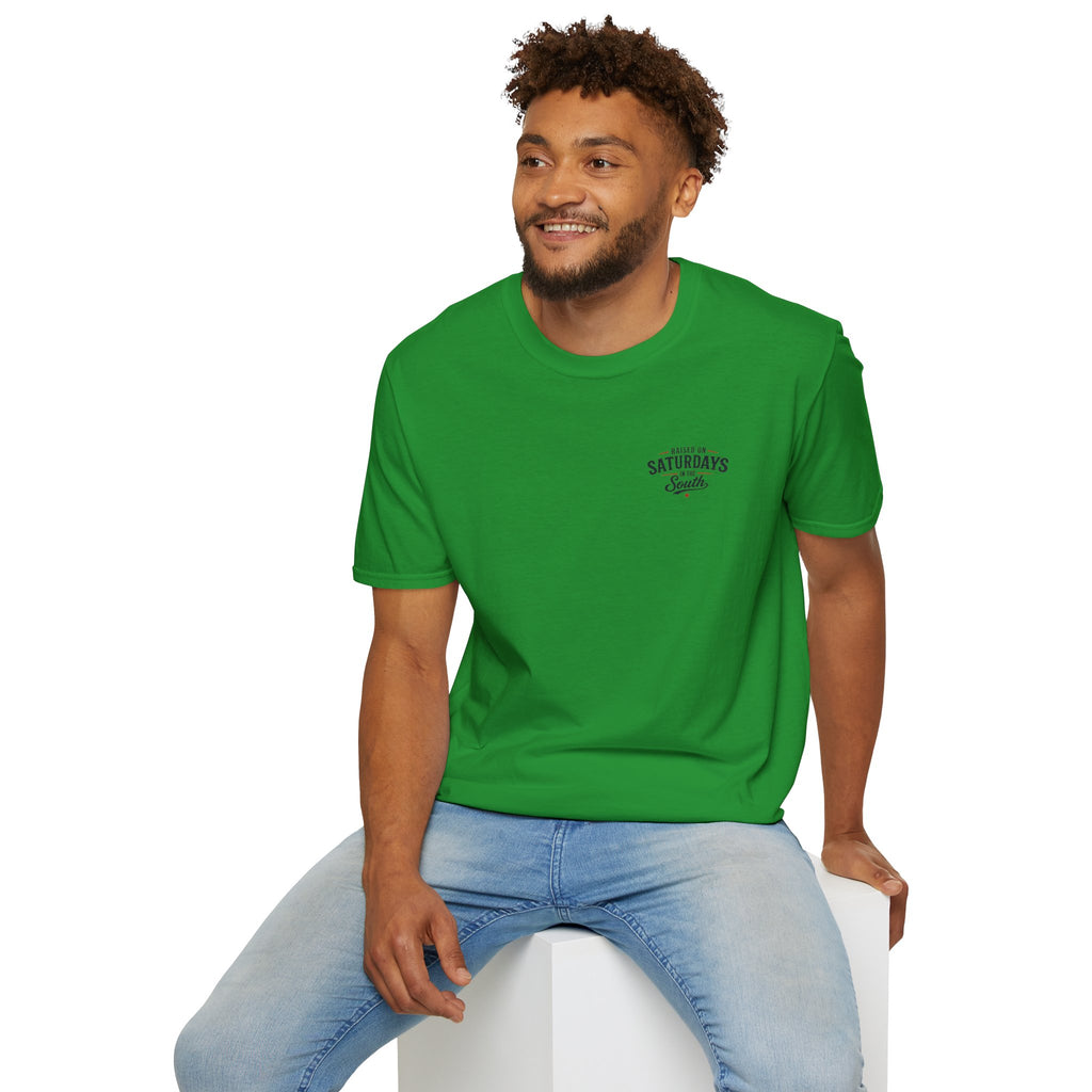 Raised On Saturdays In The South Vintage T-Shirt-Girl Dad Fishing Buddy-Father's Day Collection