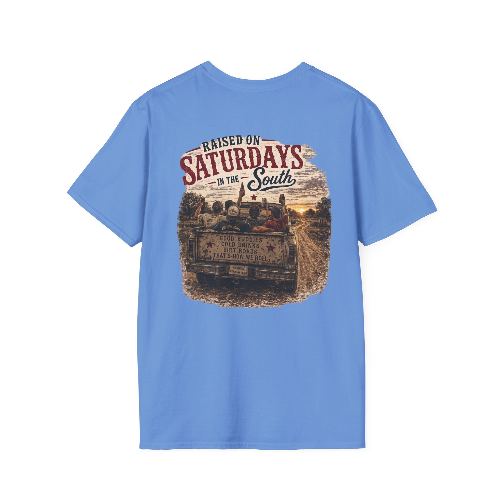 Raised On Saturdays In The South Vintage T-Shirt - Good Riding Buddies