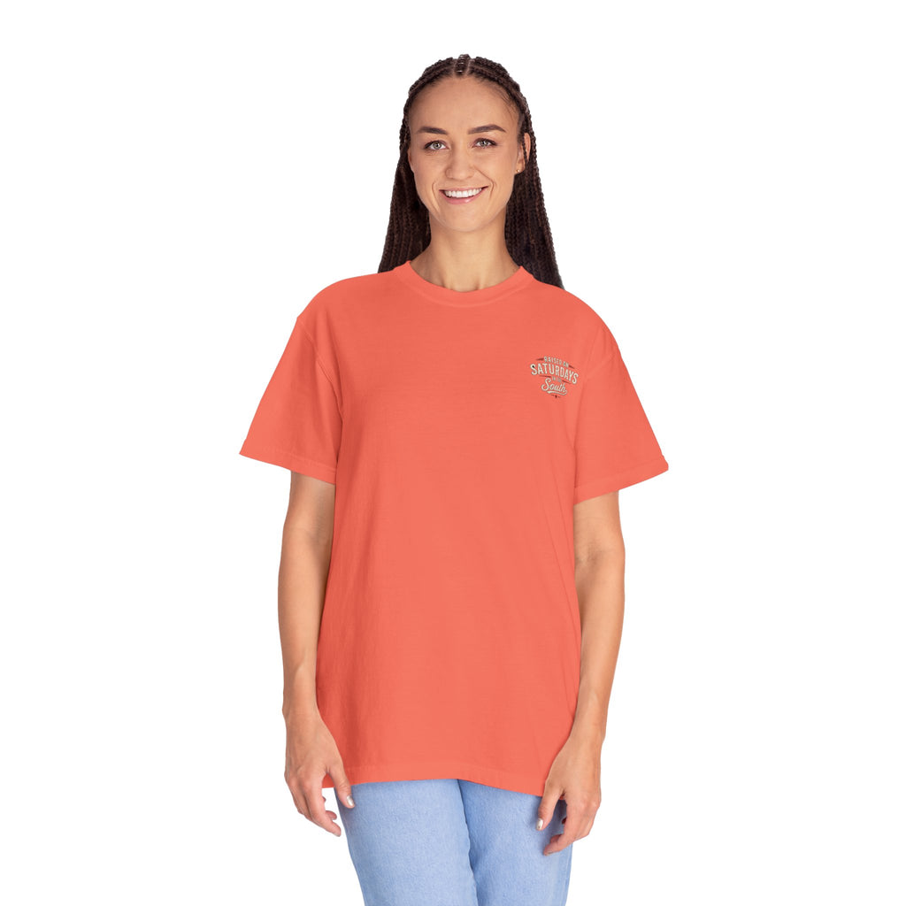 Raised On Saturdays In The South T-Shirt — Relaxing Saturday Morning In The Mountains