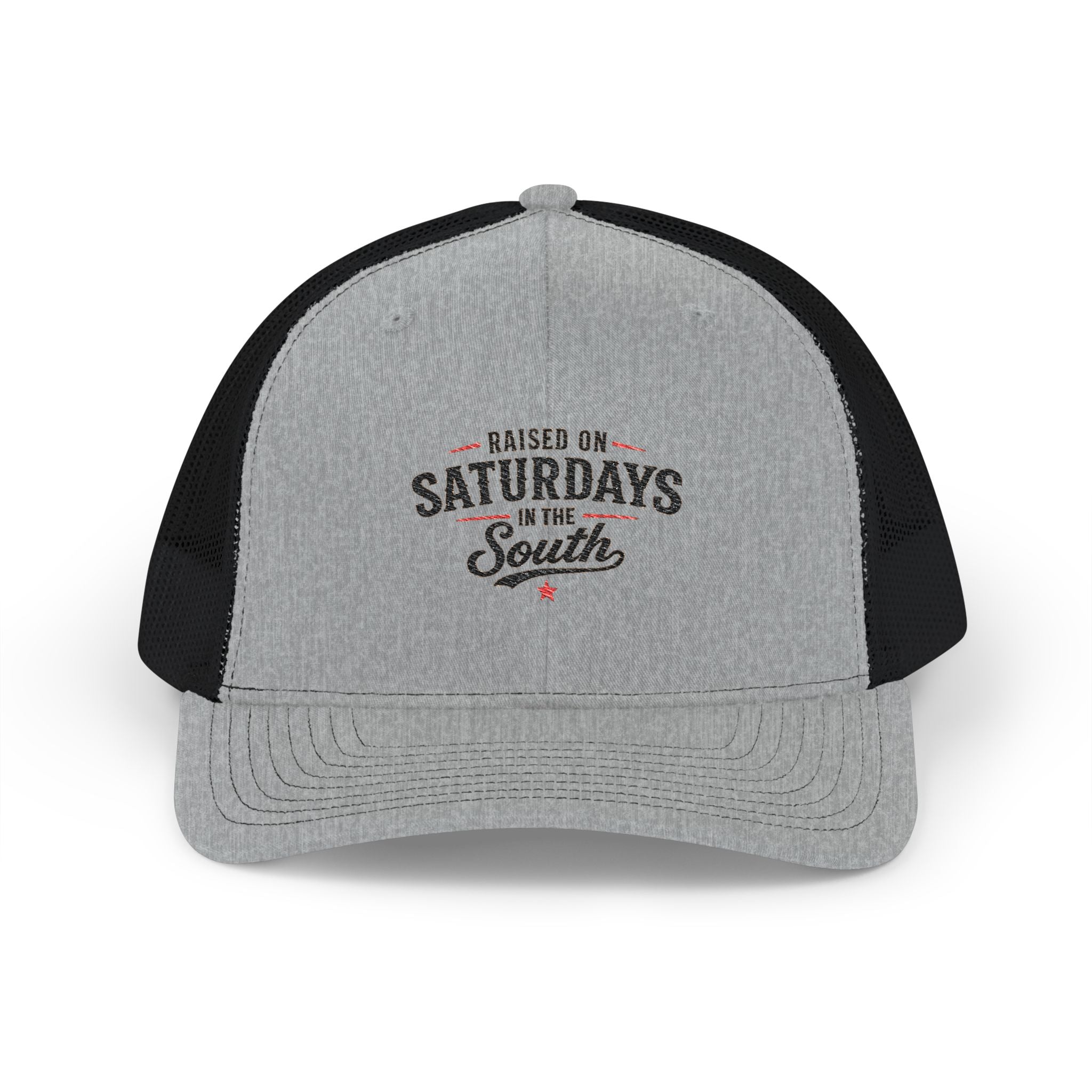 Snapback Trucker Cap-"Raised On Saturdays In The South"