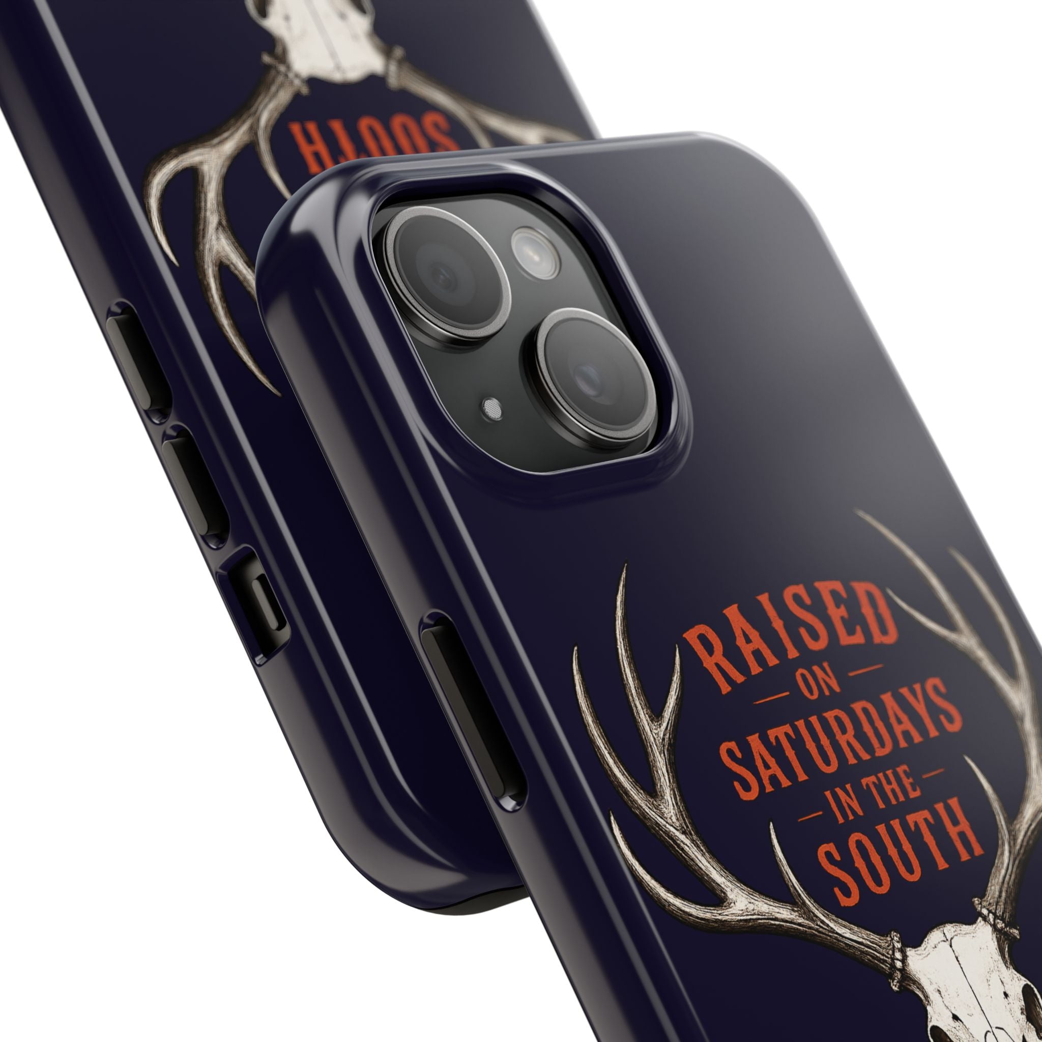 The Spreads Runs Deep In The Woods Phone Case-(blue)