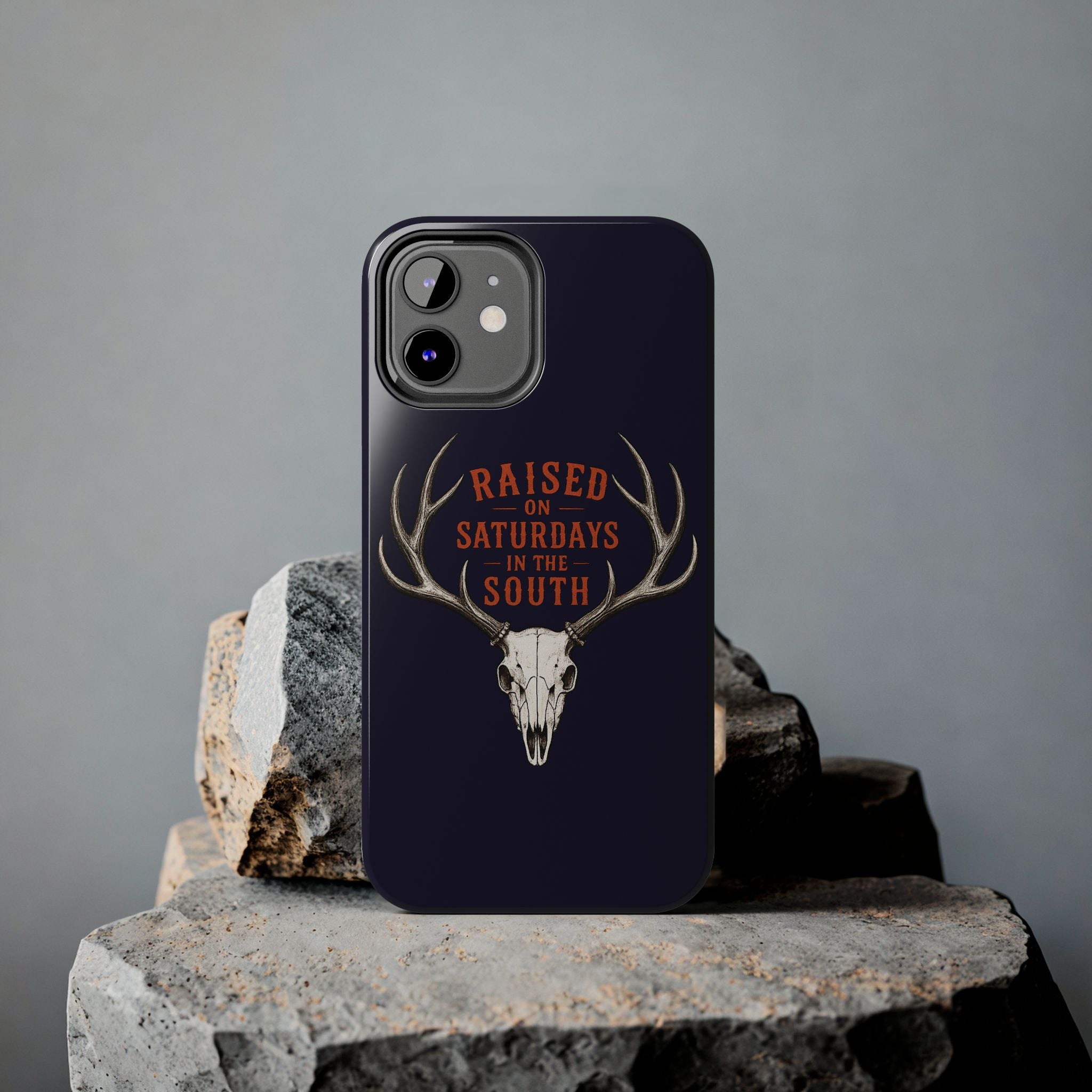 The Spreads Runs Deep In The Woods Phone Case-(blue)