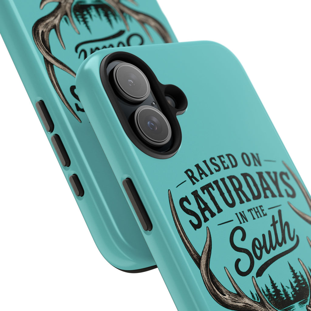 The Spreads Runs Deep In The Woods Phone Case-(blue)