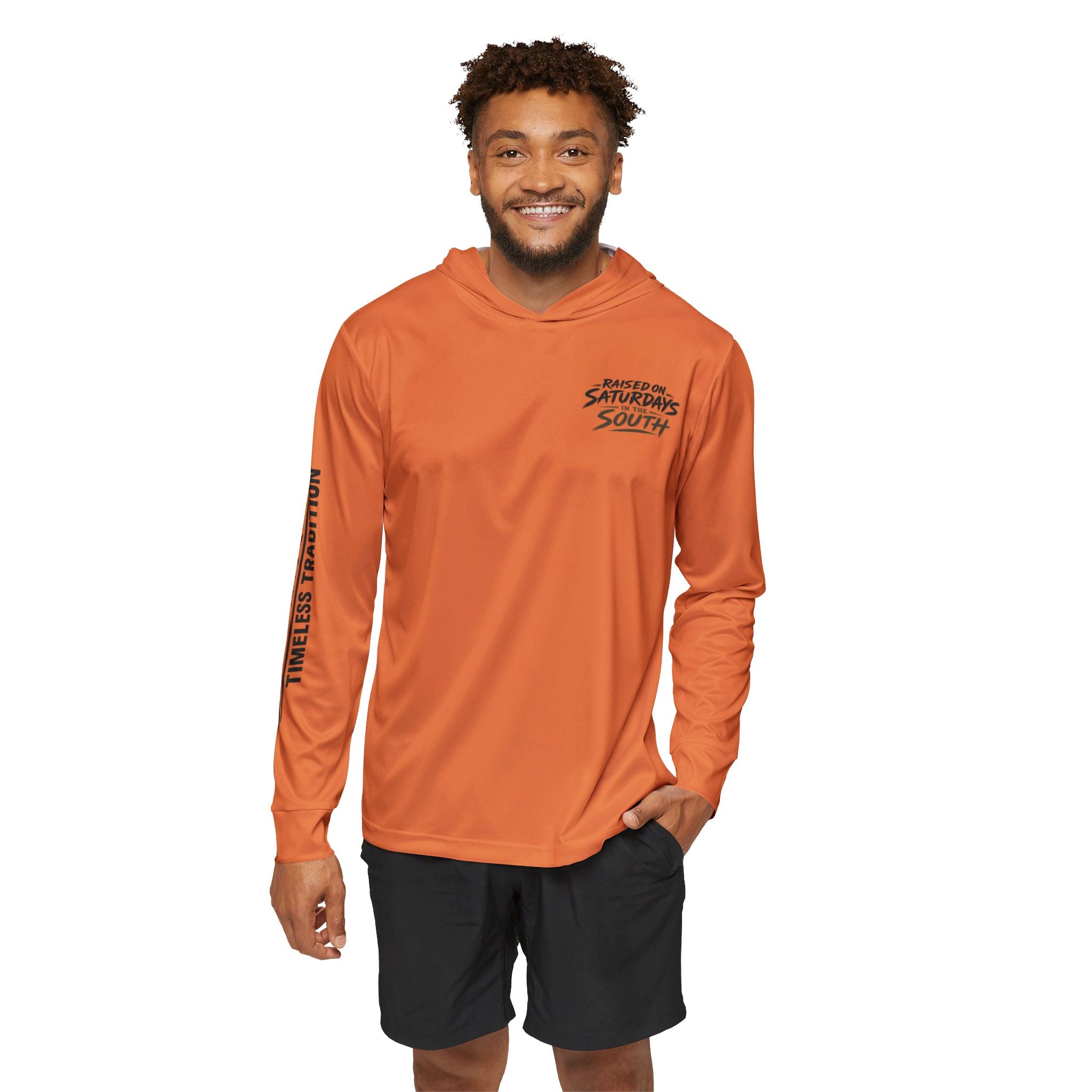 Raised On Saturdays In The South -Southern Roots Timeless Tradition Performance Hoodie-Hunting