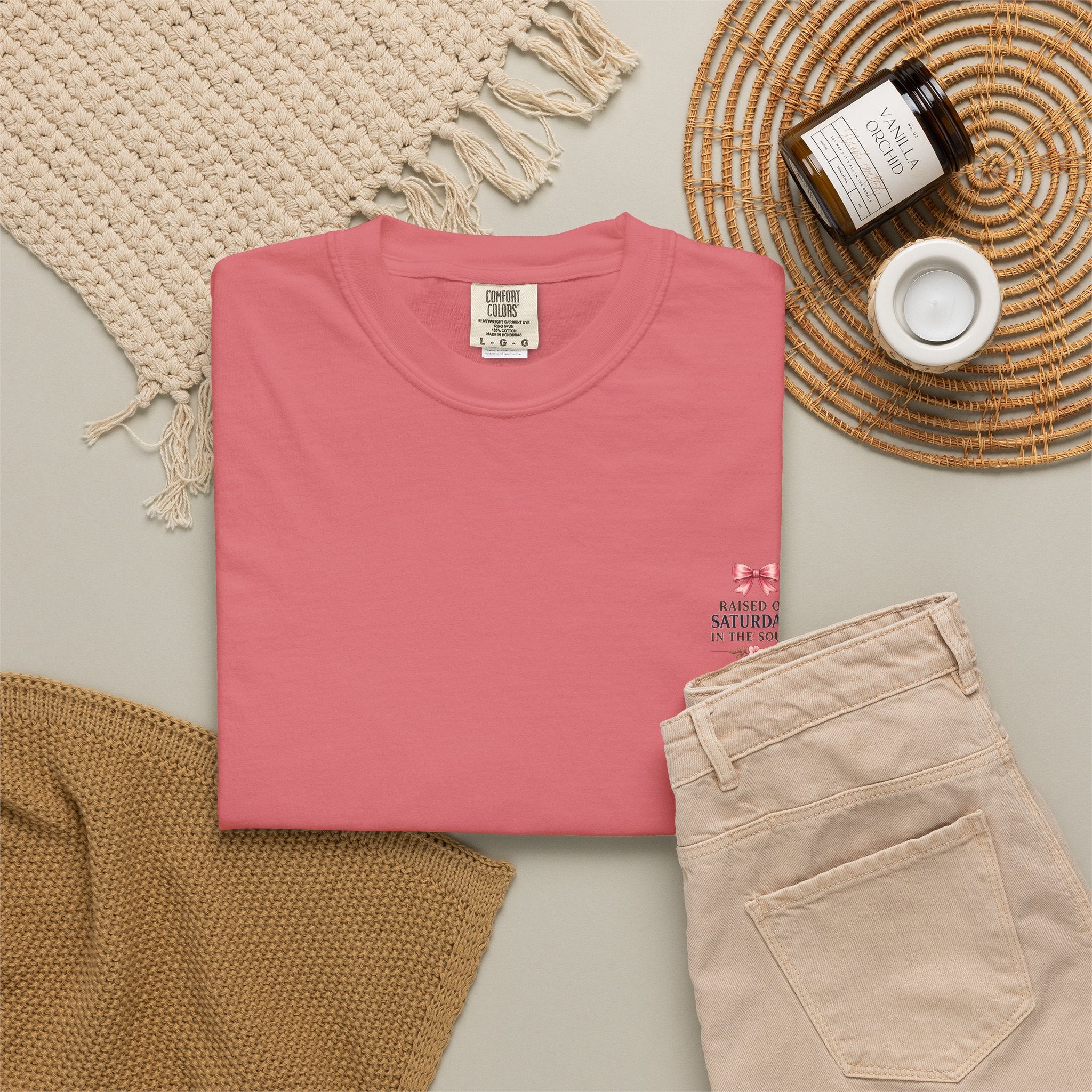 Raised On Saturdays In The South T-shirt