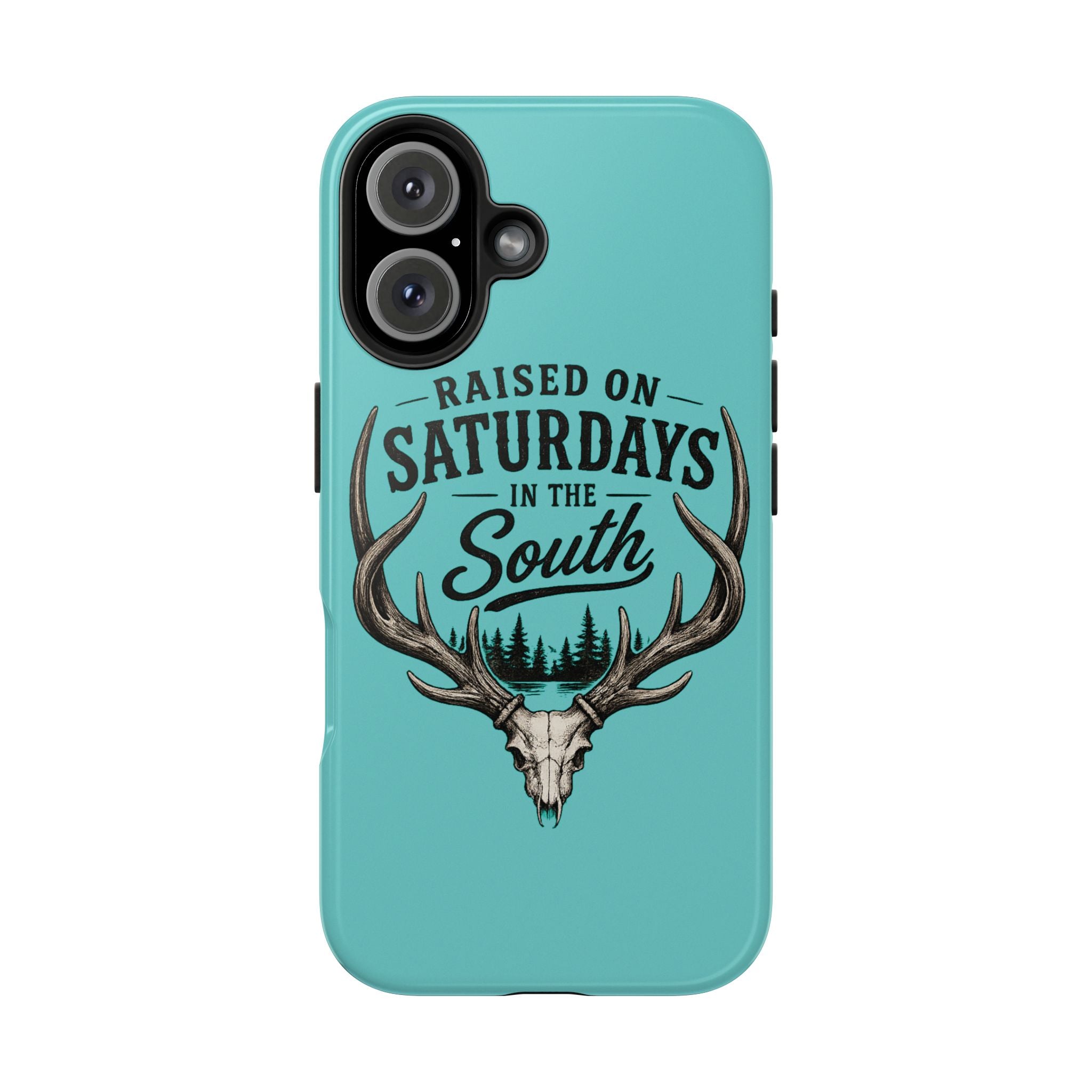 The Spreads Runs Deep In The Woods Phone Case-(blue)