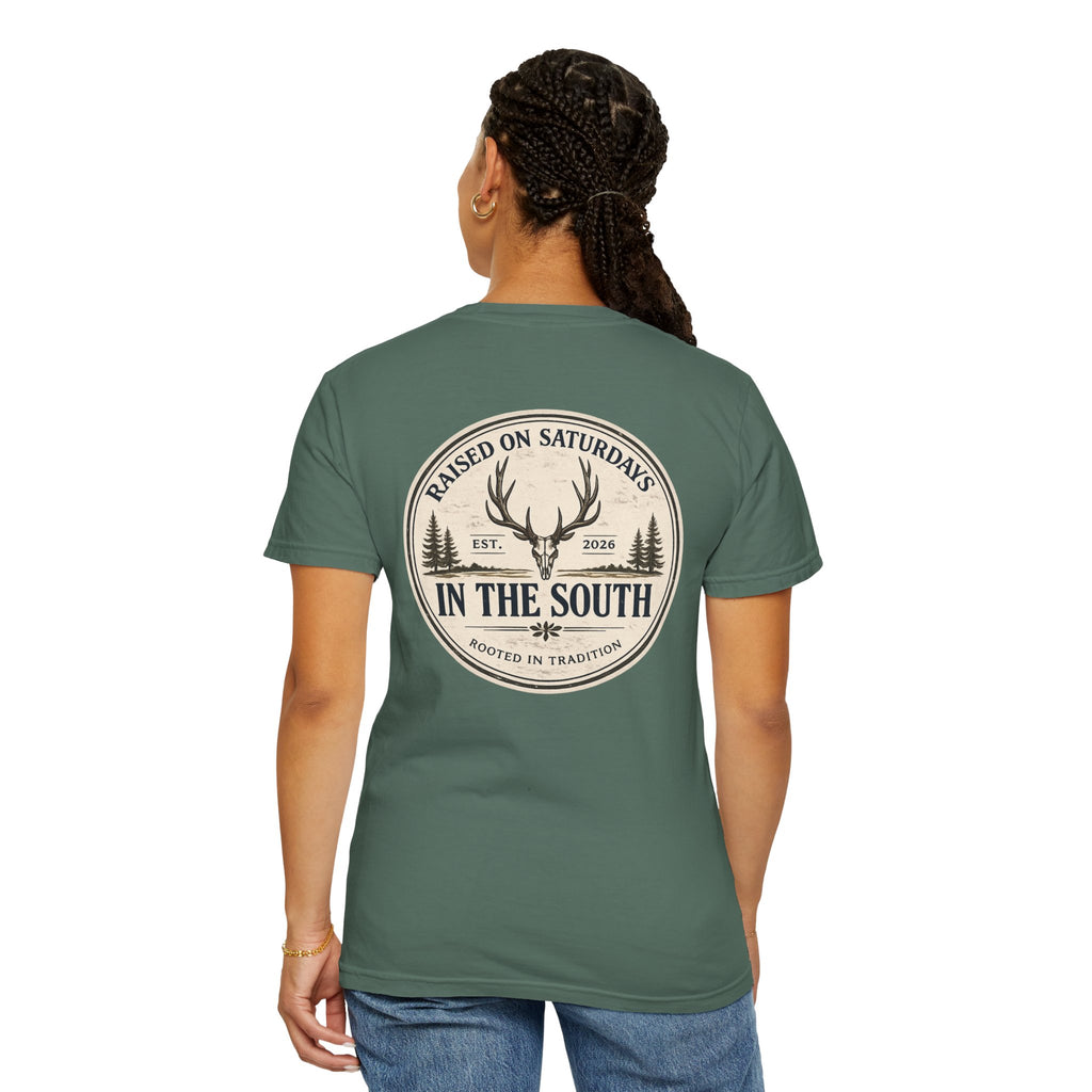 Raised On Saturdays In The South Classic T-Shirt — Deer Season