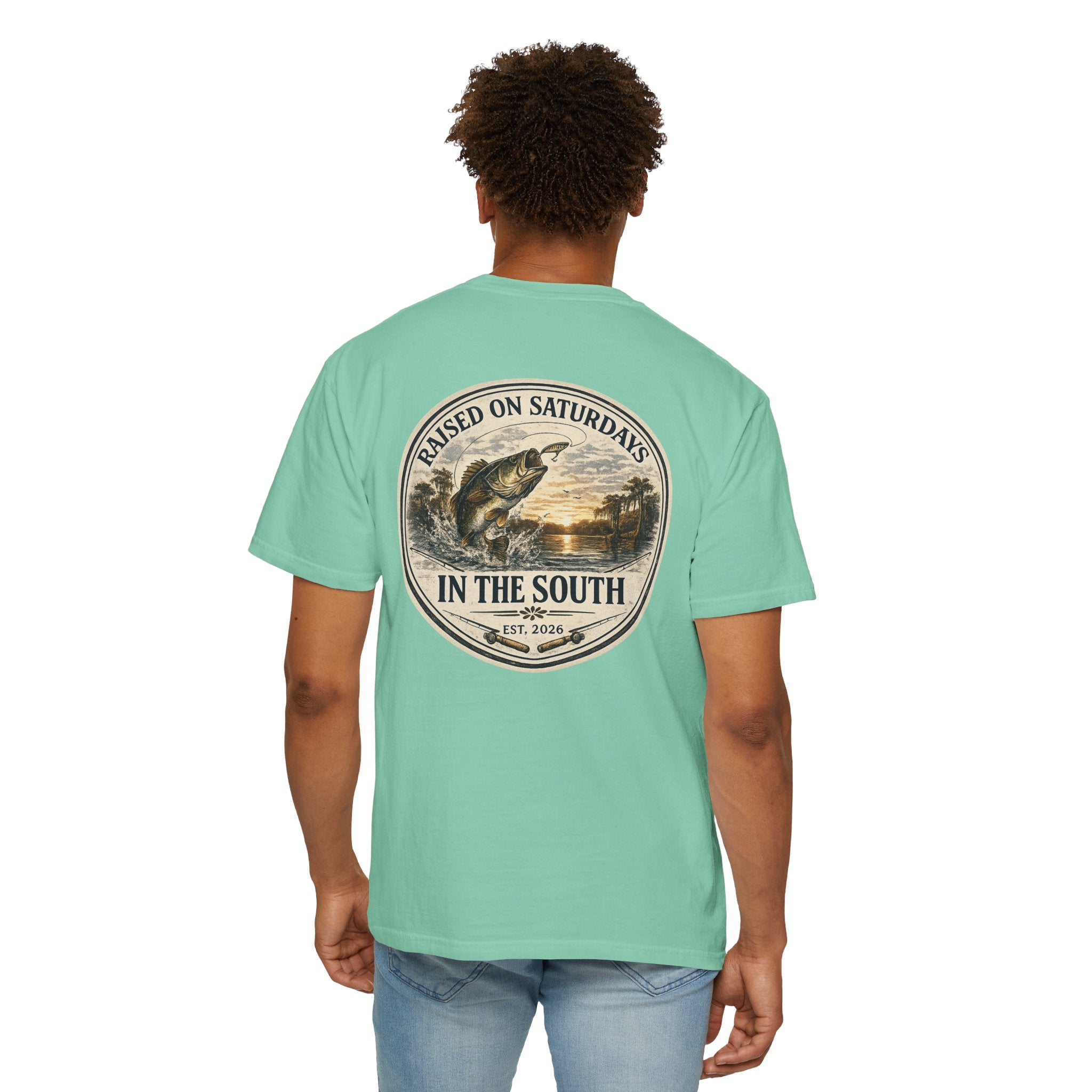 Raised On Saturdays In The South Classic T-Shirt- Fishin Season