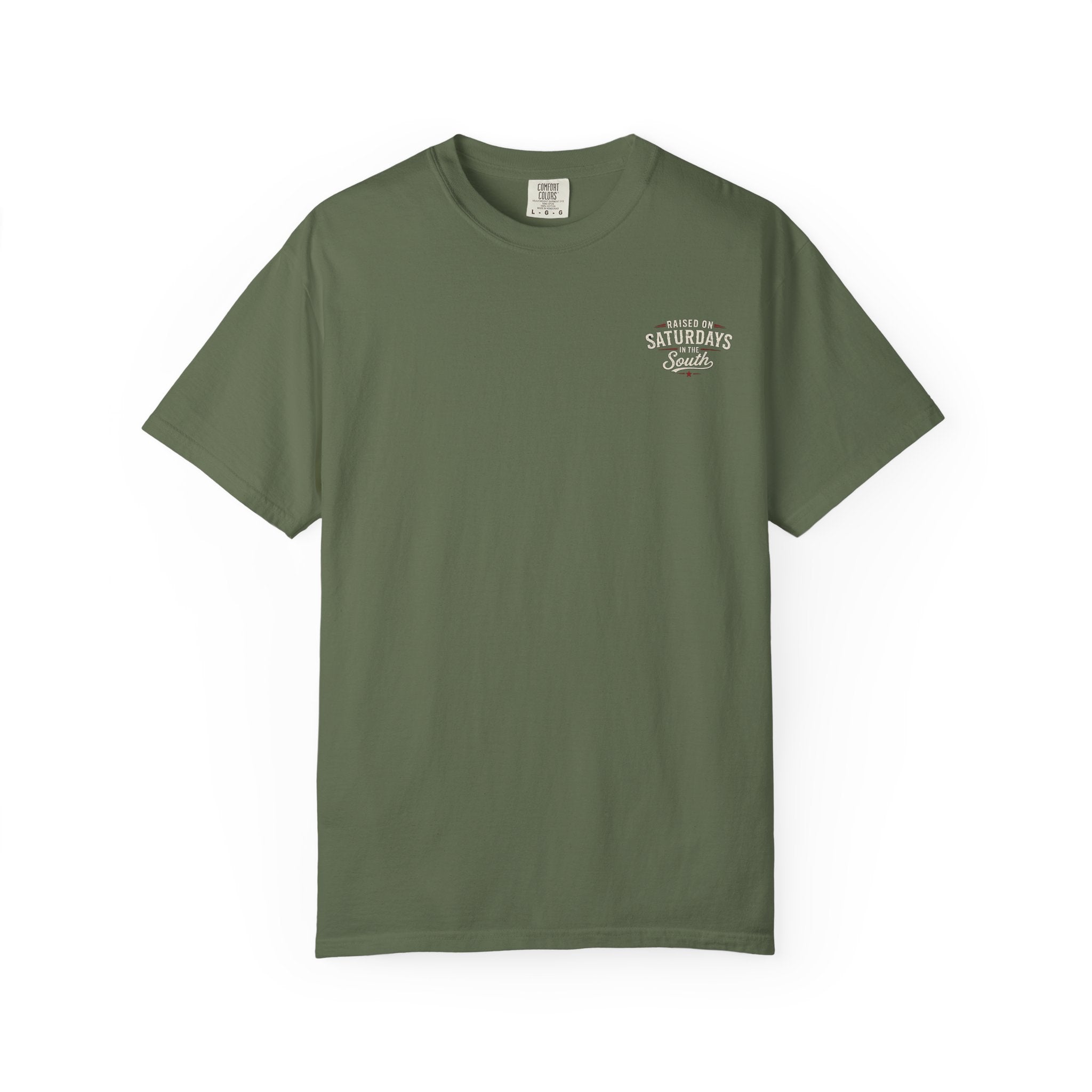 Raised On Saturdays In The South T-Shirt — Relaxing Saturday Morning In The Mountains