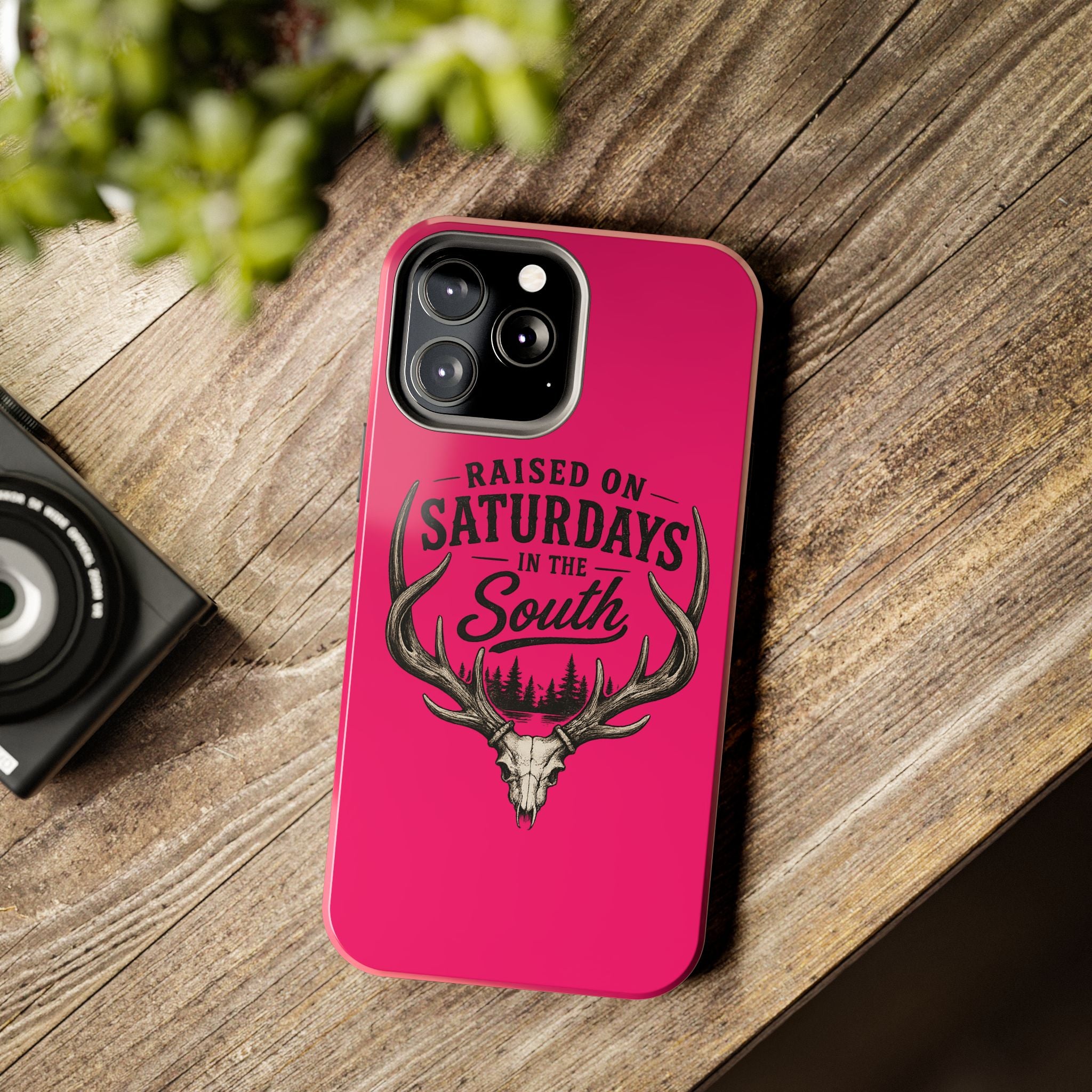The Spreads Runs Deep In The Woods Phone Case-(pink)
