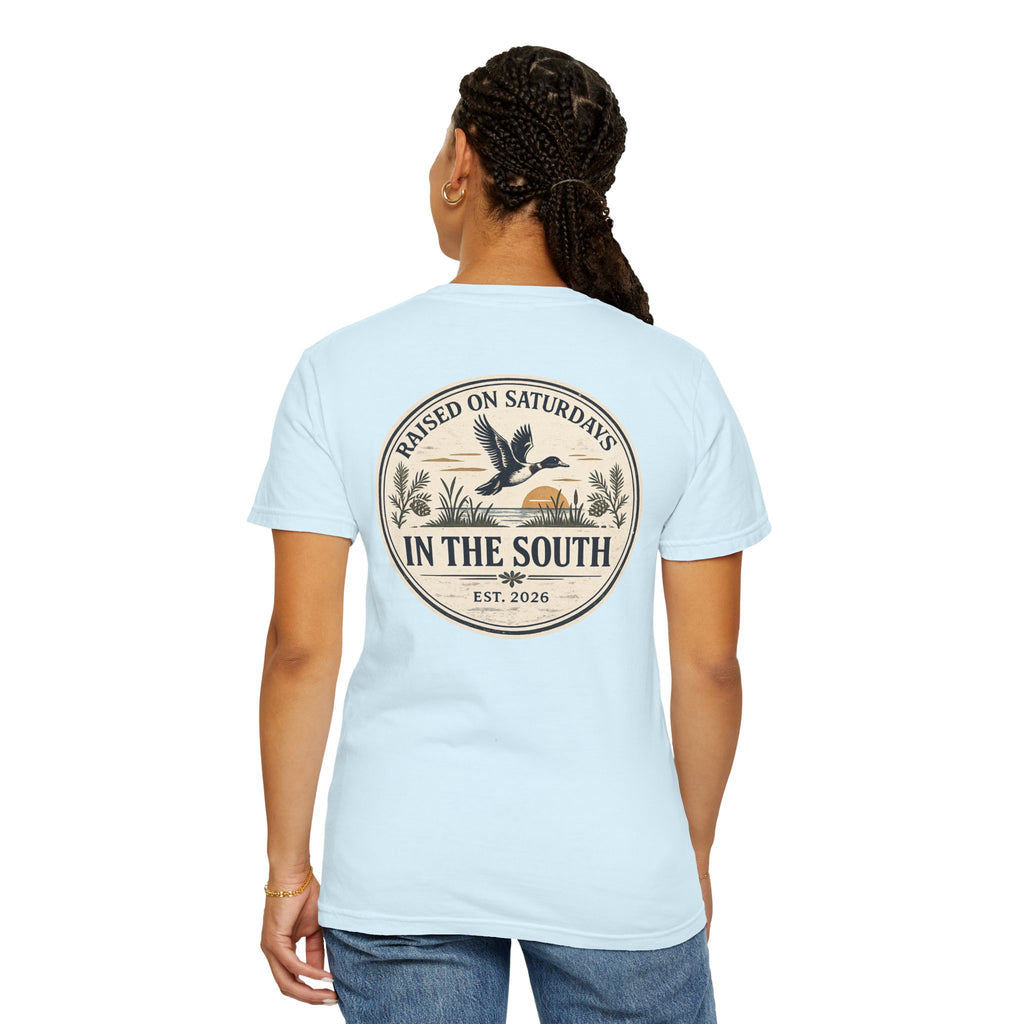 Raised On Saturdays In The South Classic T-Shirt - Duck Season