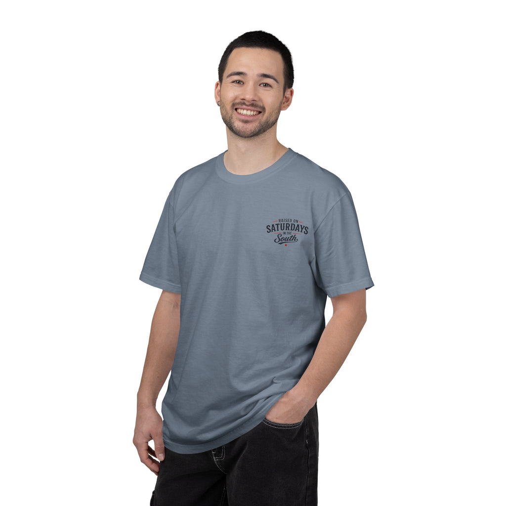 Raised On Saturdays In The South T-Shirt Boy Dad-"Daddy's Home"