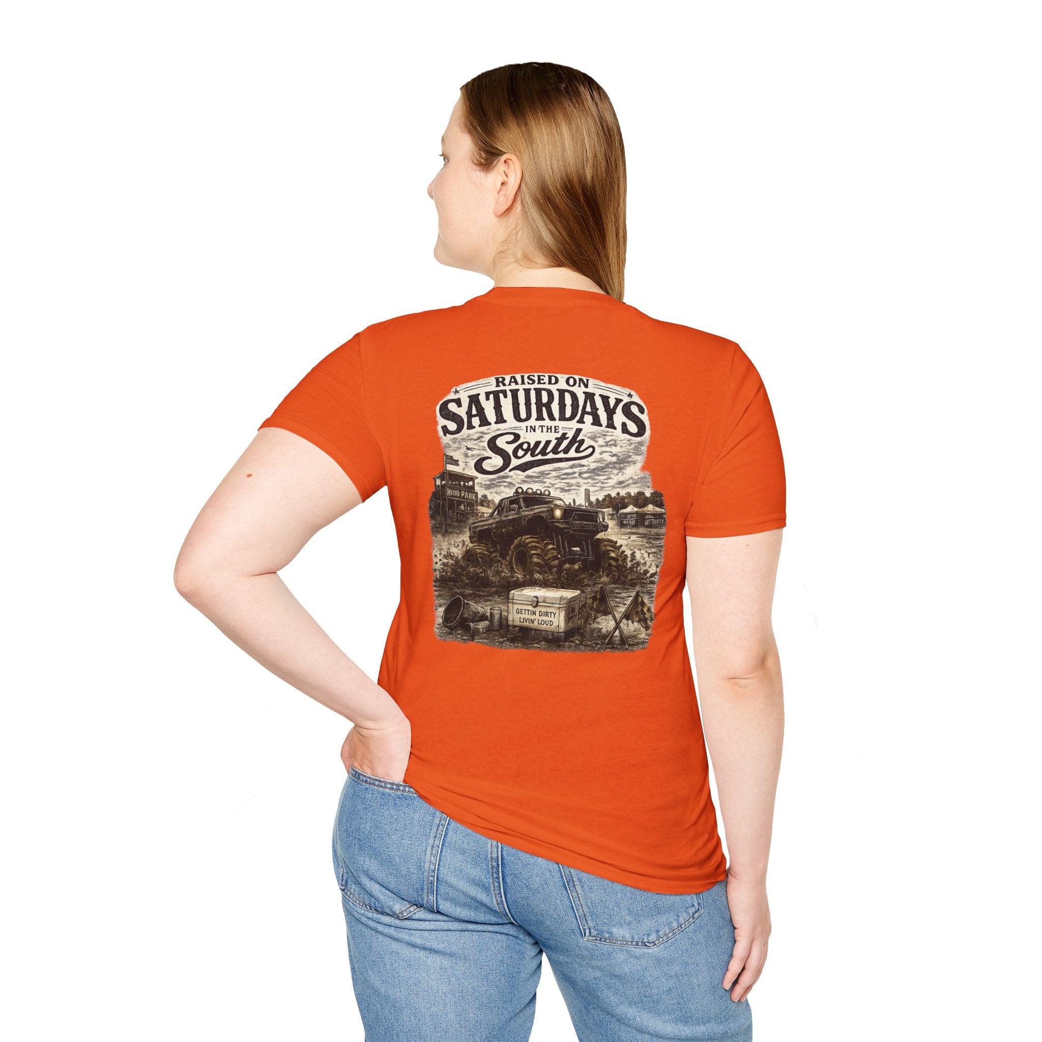 Raised On Saturdays In The South Vintage T-Shirt- Mud Park Saturdays