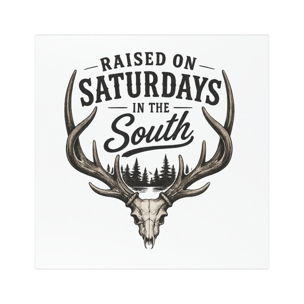 Raised on Saturdays in the South Car Magnet