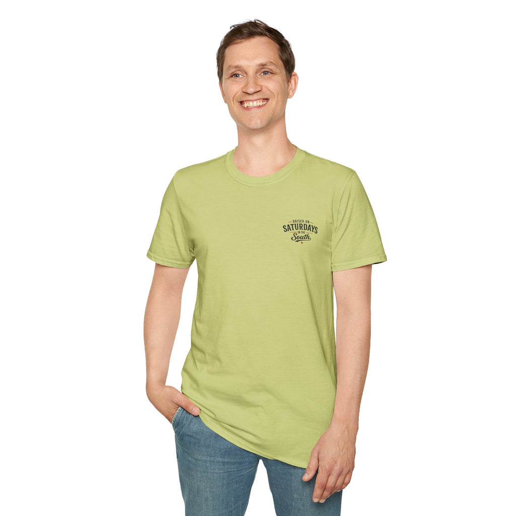 Raised On Saturdays In The South Vintage T-Shirt-Girl Dad Fishing Buddy-Father's Day Collection