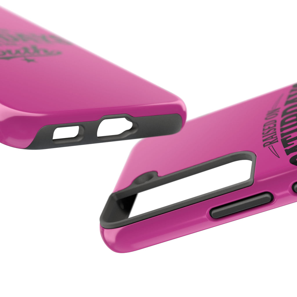 Raised On Saturdays In The South Phone Case-(pink)