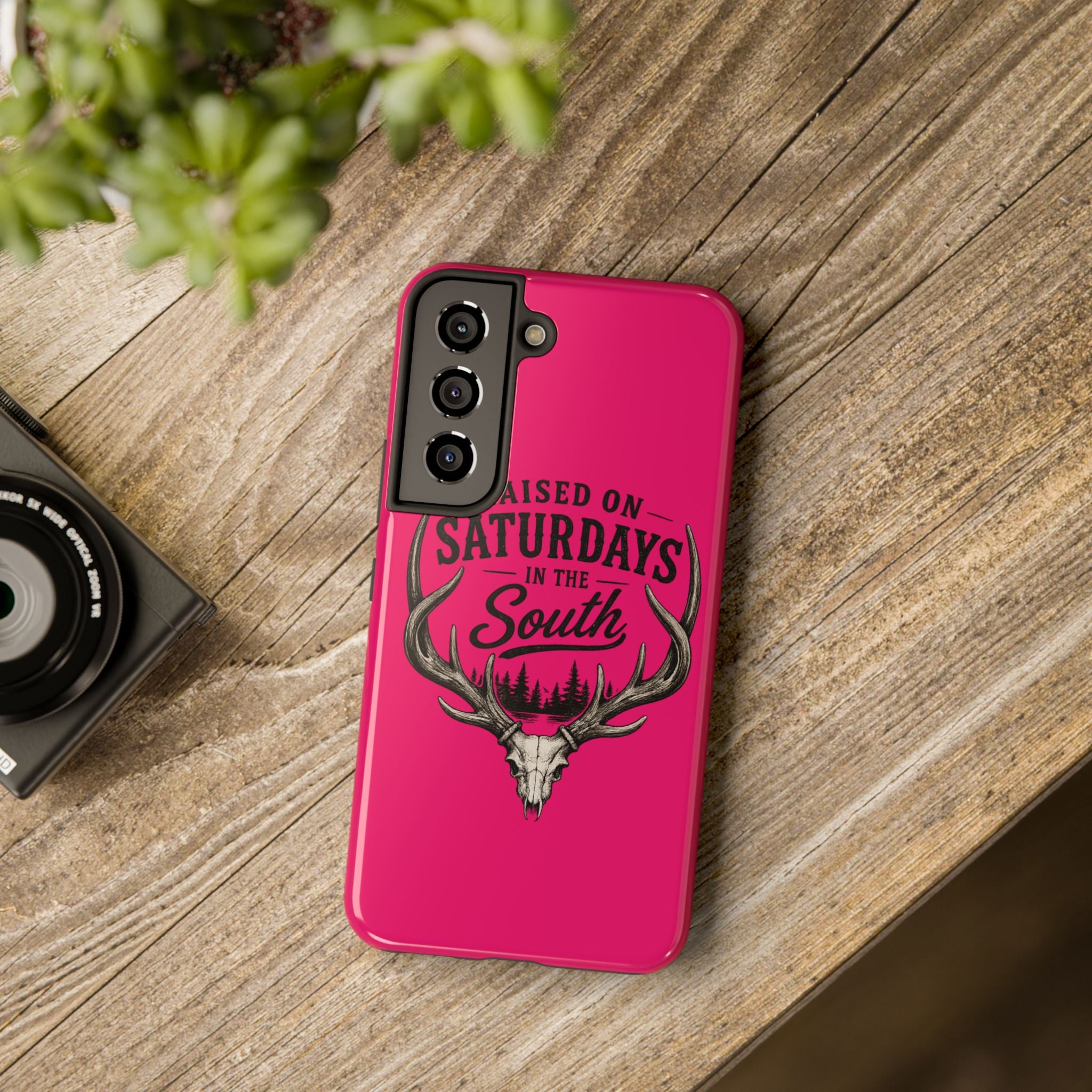 The Spreads Runs Deep In The Woods Phone Case-(pink)