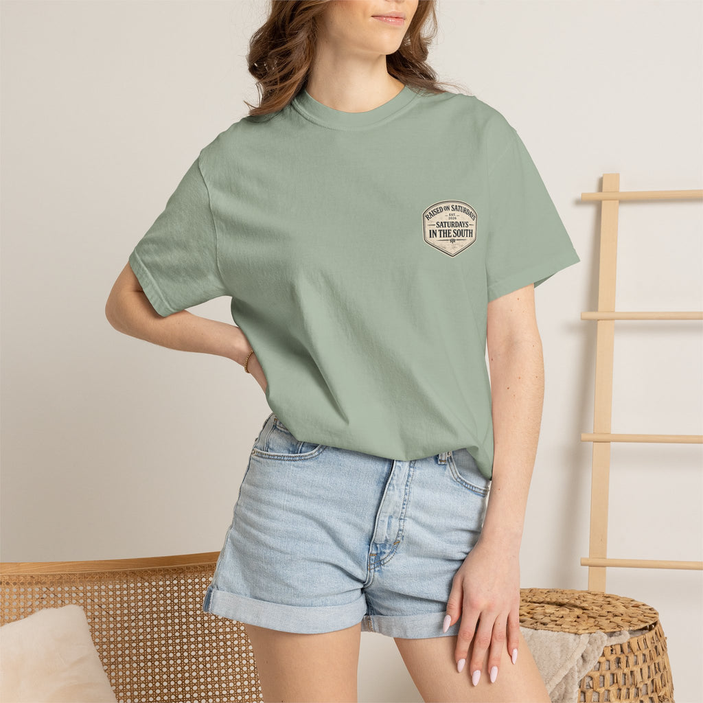 Raised On Saturdays In The South Classic T-Shirt- Fishin Season