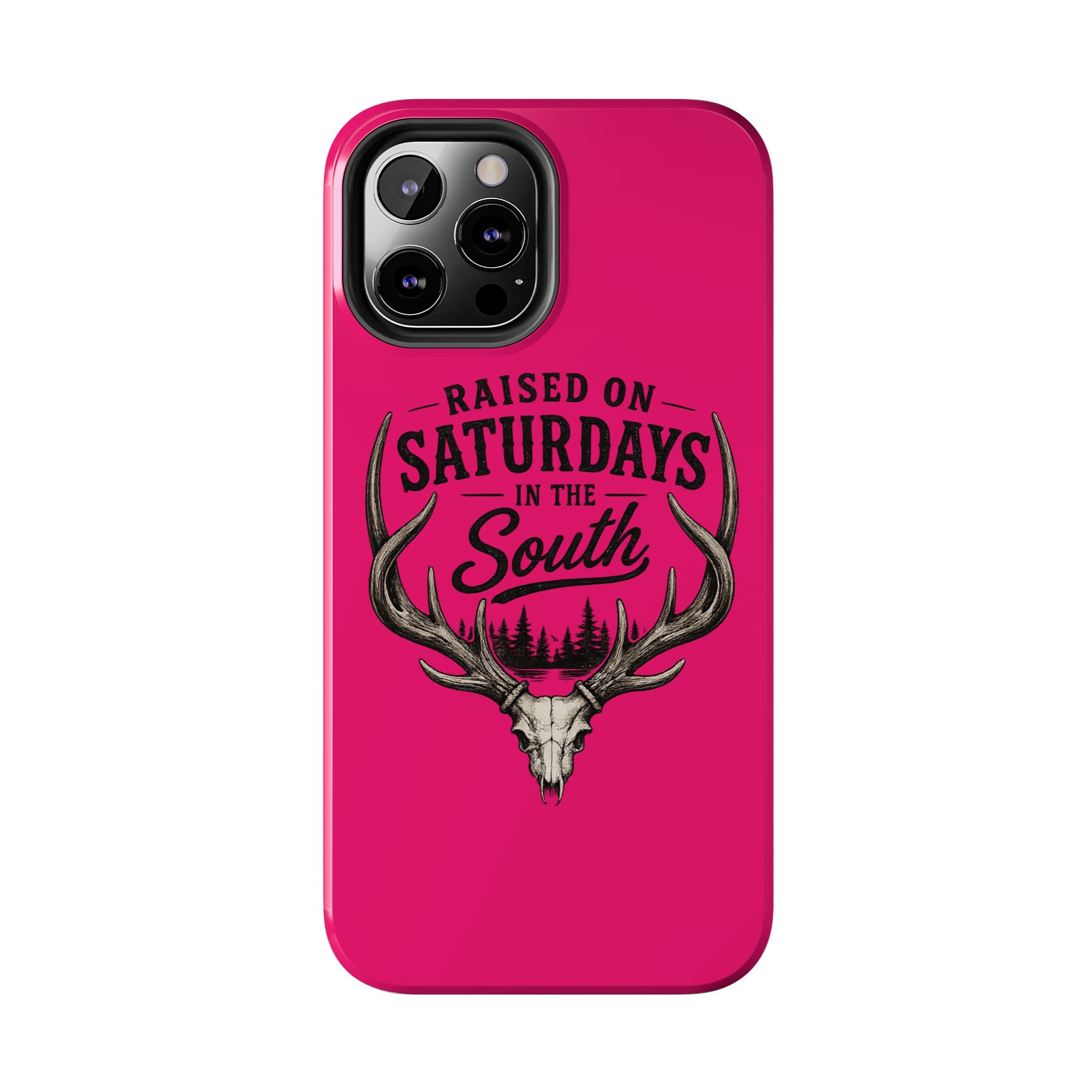 The Spreads Runs Deep In The Woods Phone Case-(pink)
