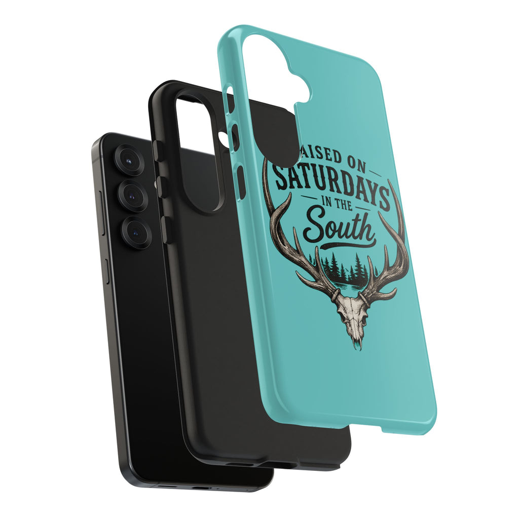 The Spreads Runs Deep In The Woods Phone Case-(blue)