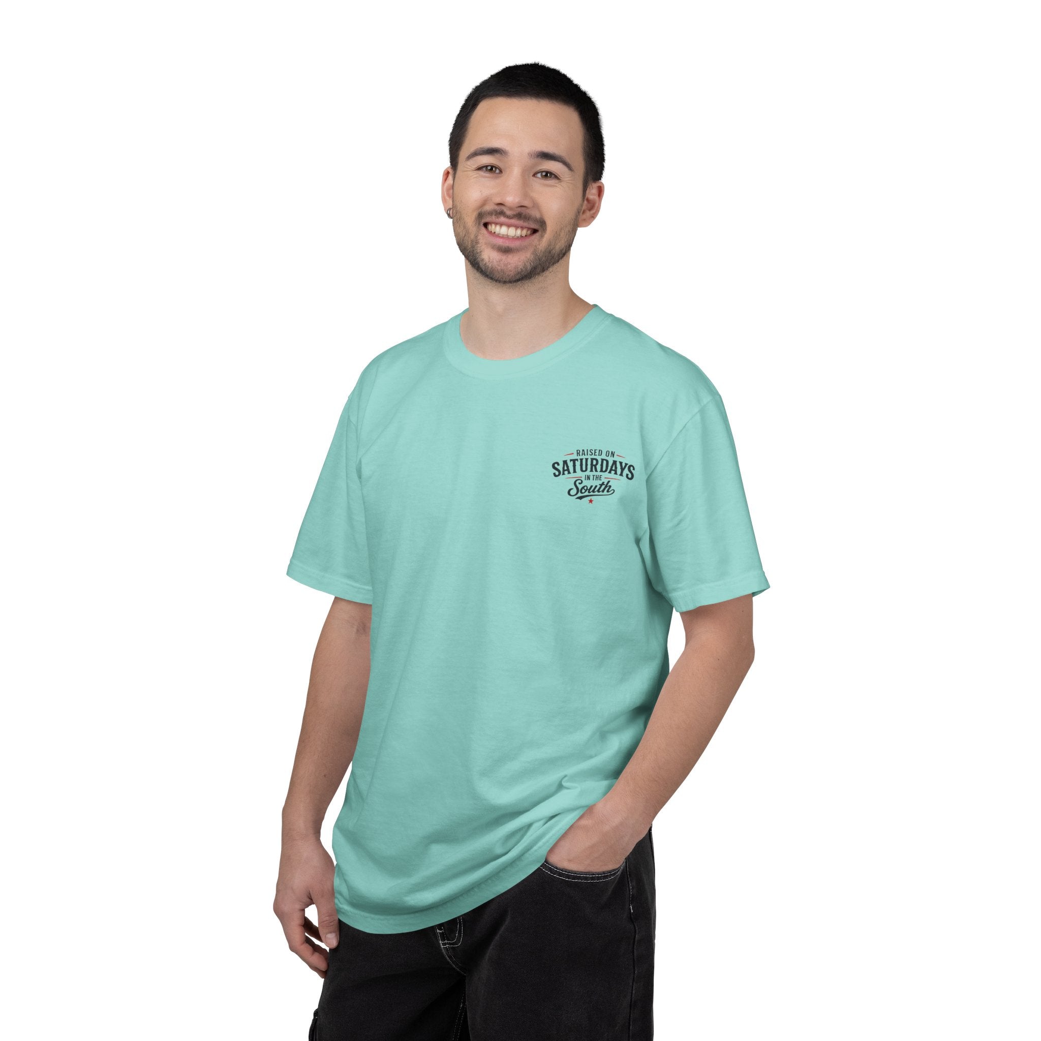 Raised On Saturdays In The South T-Shirt — Beachin It On Summer Saturdays