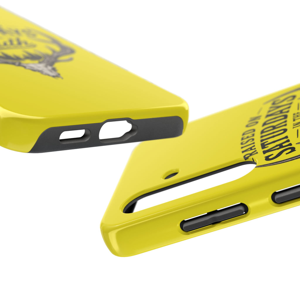 Raised On Saturdays In The South Phone Case-Spread Runs Deep In The Woods-(yellow)