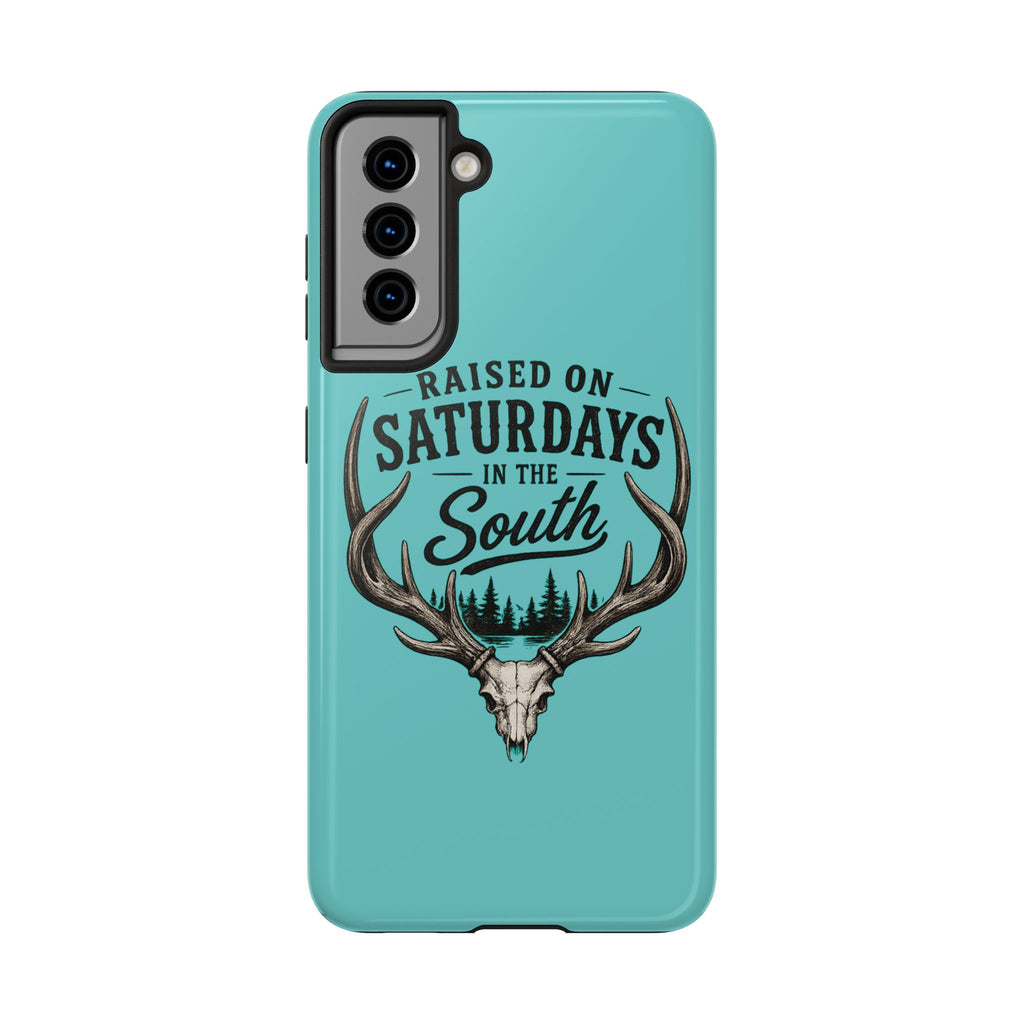 The Spreads Runs Deep In The Woods Phone Case-(blue)