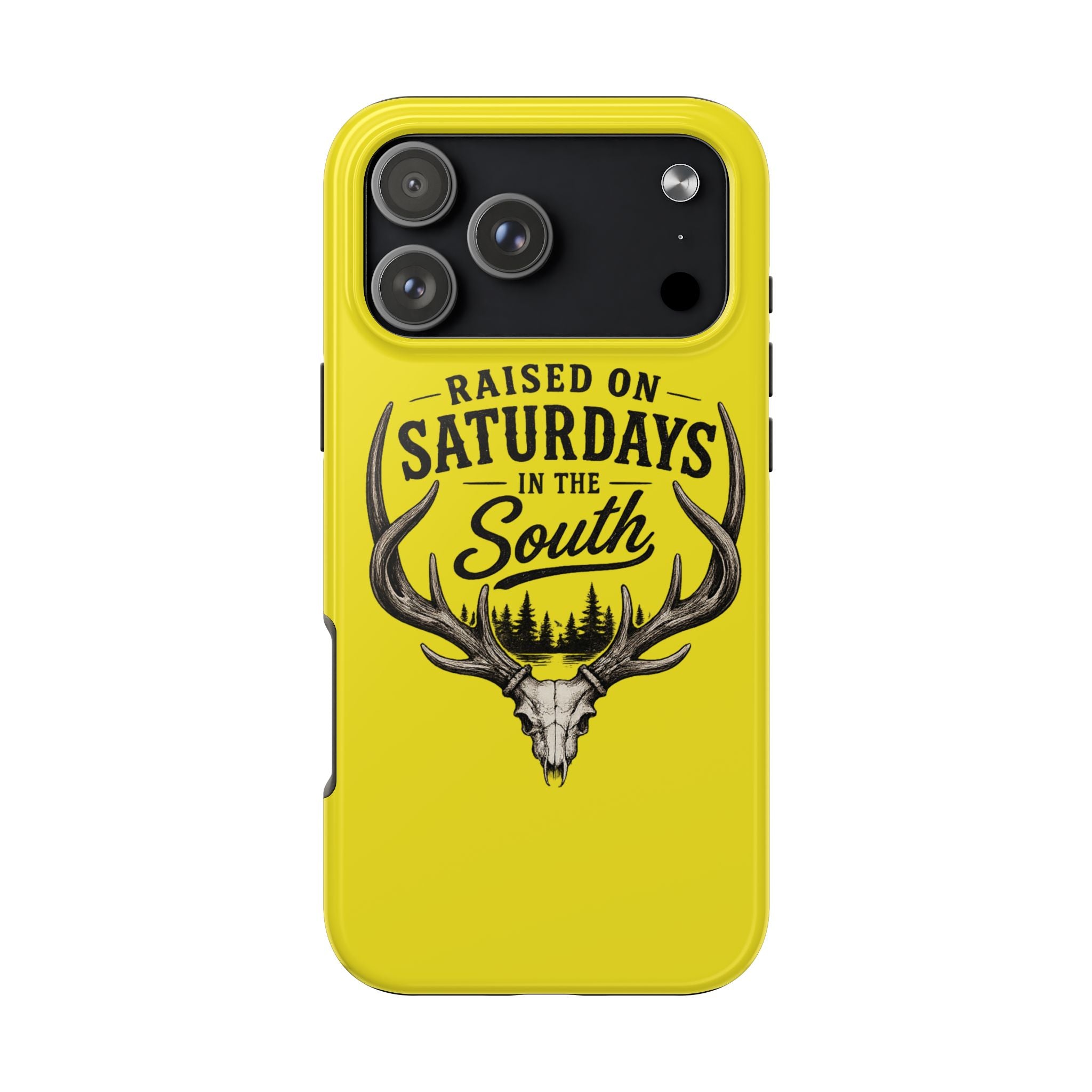 Raised On Saturdays In The South Phone Case-Spread Runs Deep In The Woods-(yellow)