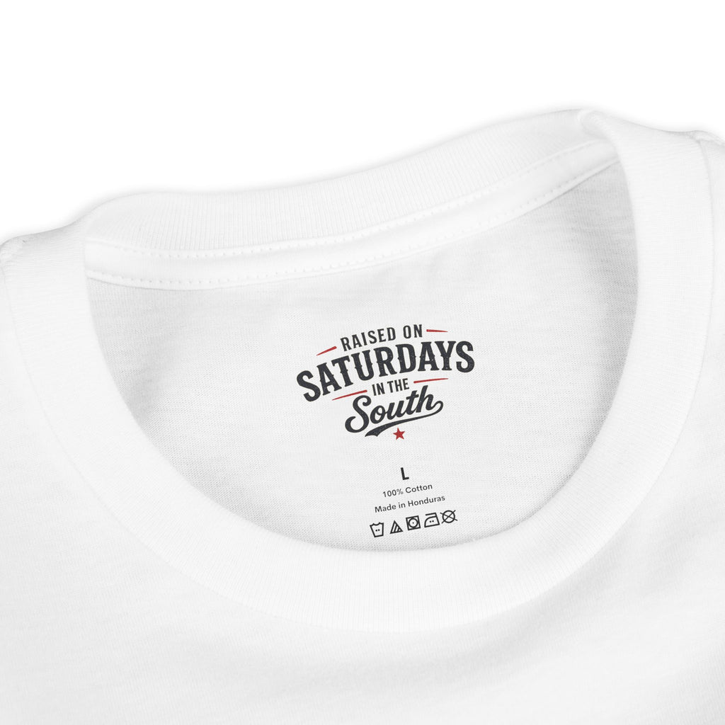 “Taught Southern Roots, Raised with Class and Cowgirl Boots” T-shirt