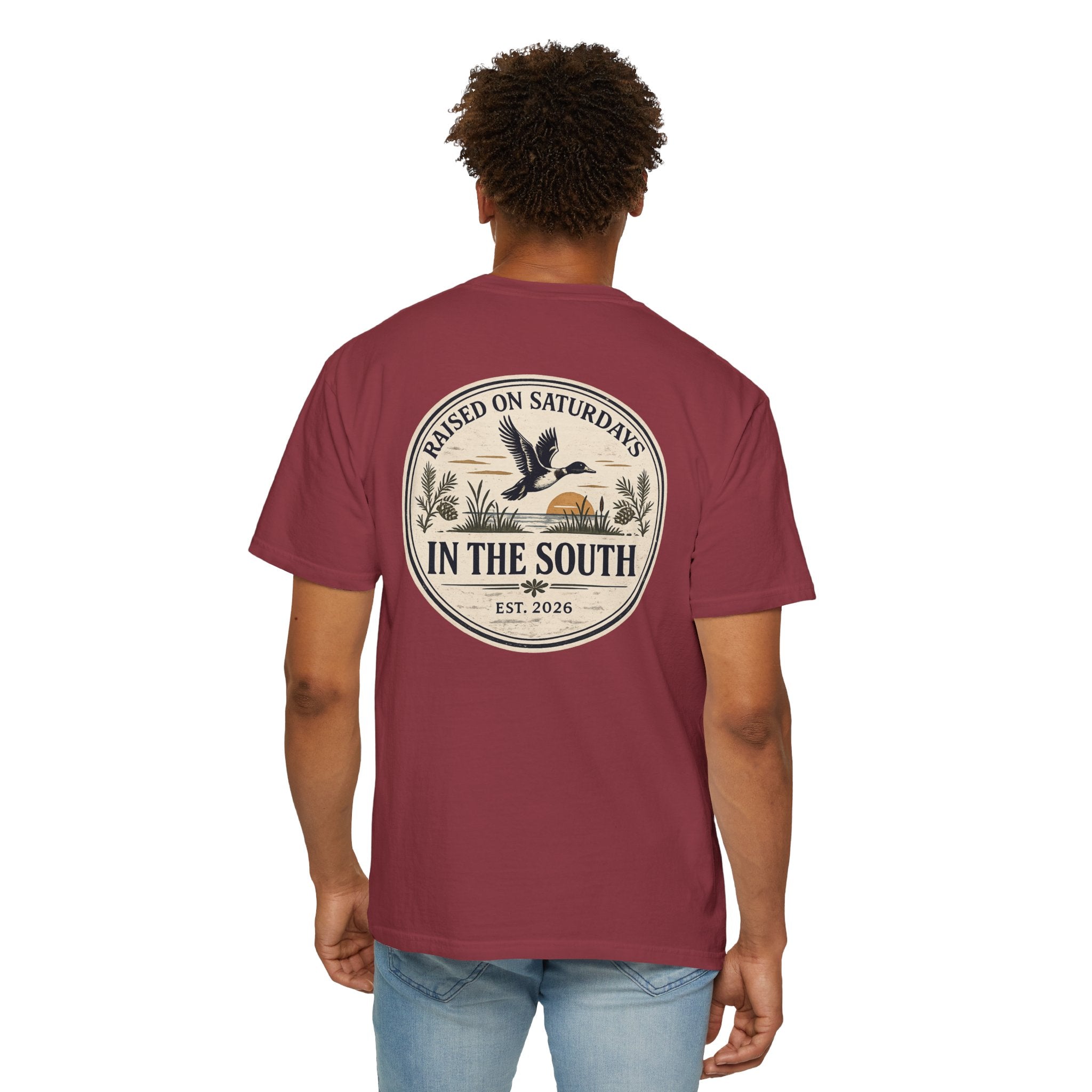 Raised On Saturdays In The South Classic T-Shirt - Duck Season