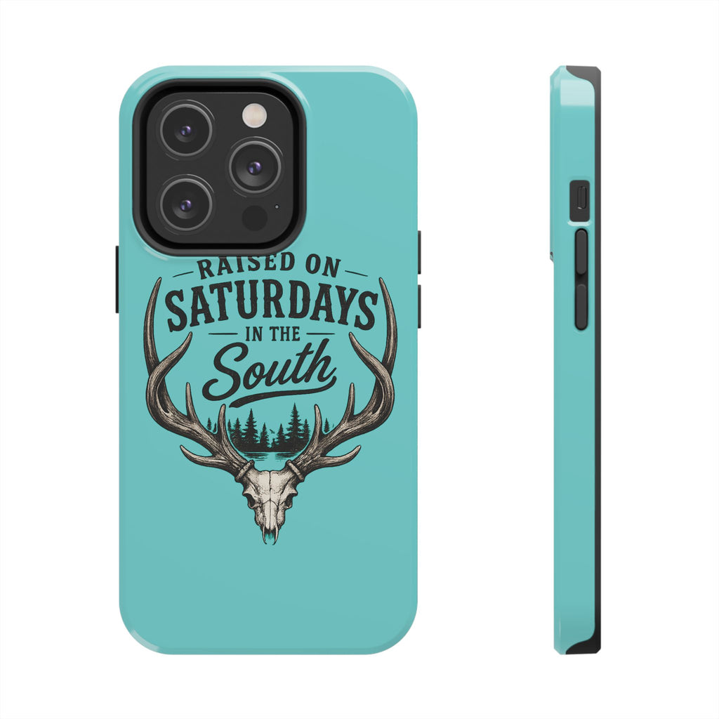 The Spreads Runs Deep In The Woods Phone Case-(blue)