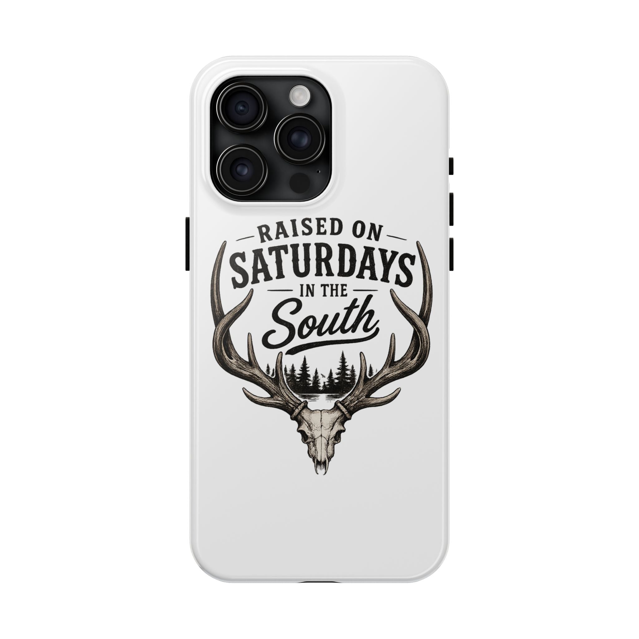 The Spreads Runs Deep In The Woods Phone Case-(white)