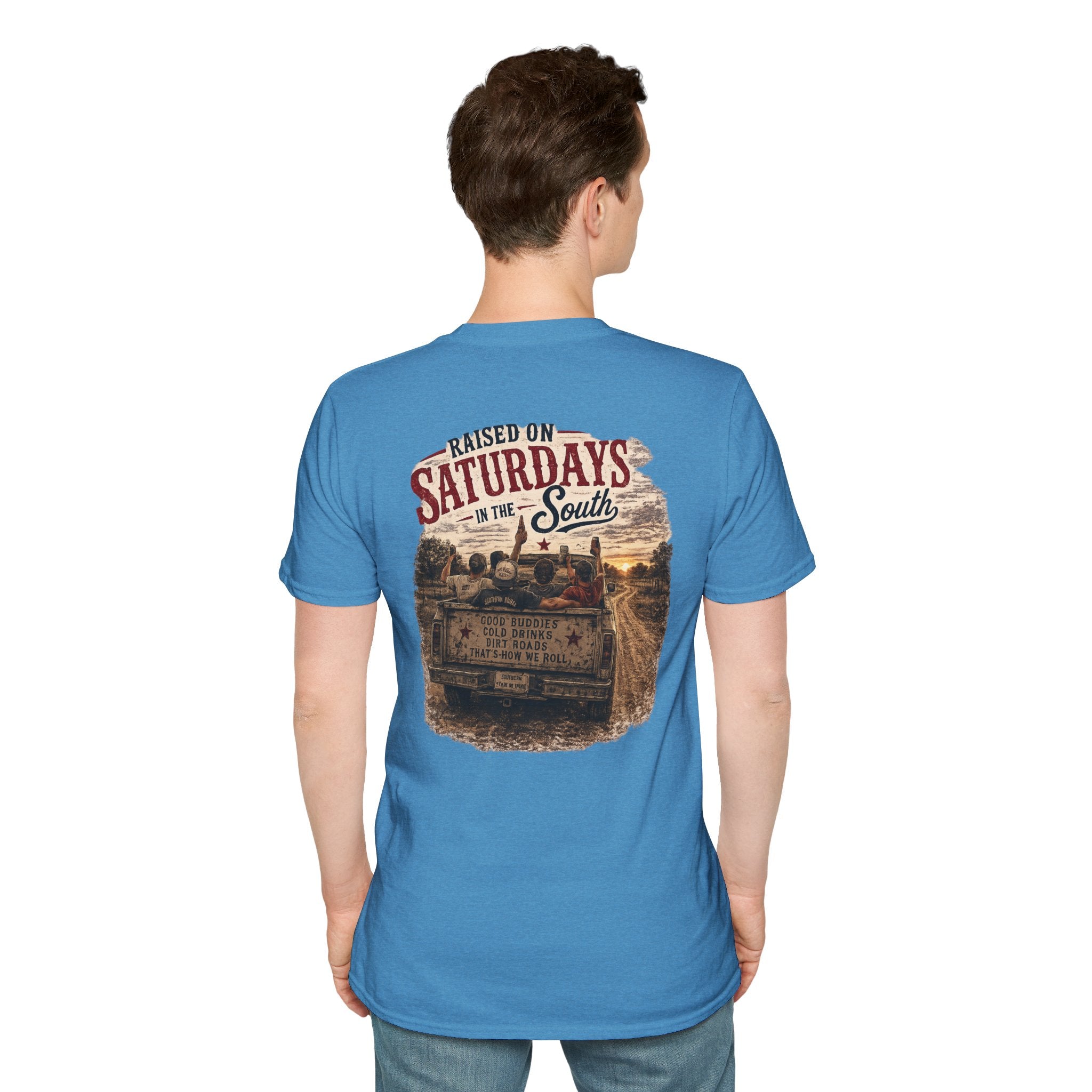 Raised On Saturdays In The South Vintage T-Shirt - Good Riding Buddies