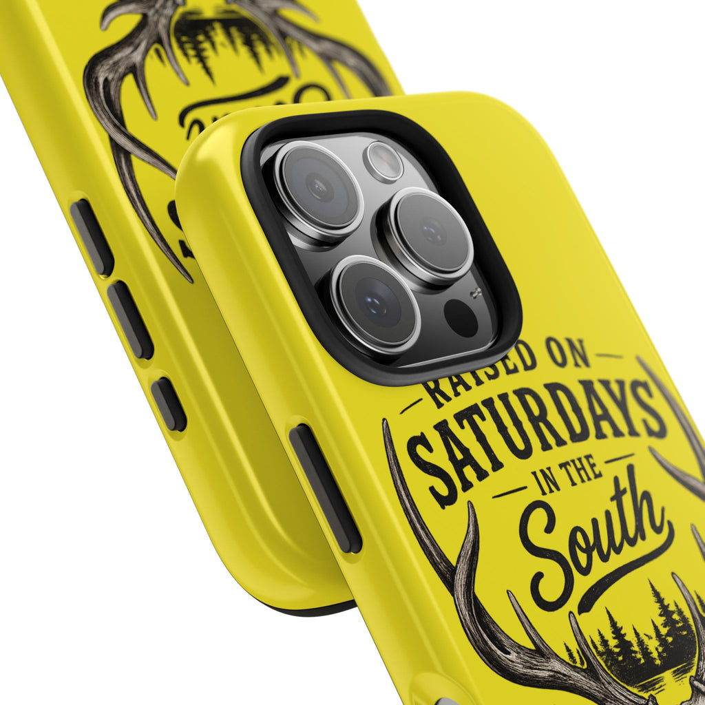 Raised On Saturdays In The South Phone Case-Spread Runs Deep In The Woods-(yellow)