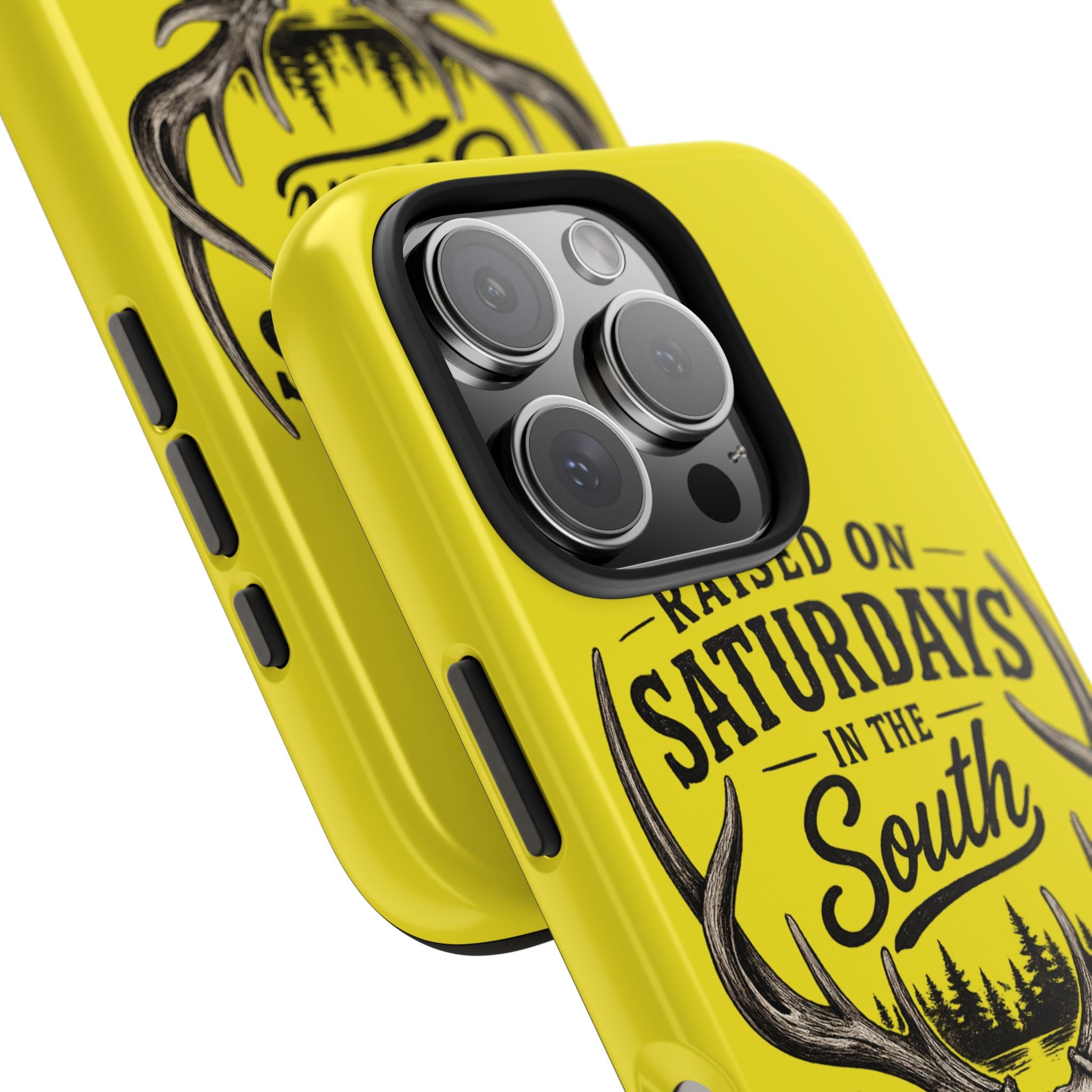 Raised On Saturdays In The South Phone Case-Spread Runs Deep In The Woods-(yellow)