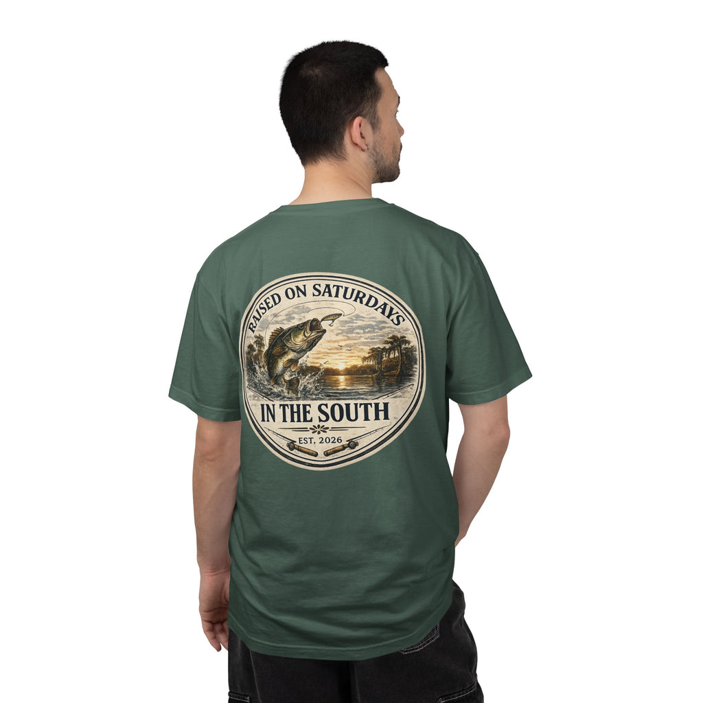 Raised On Saturdays In The South Classic T-Shirt- Fishin Season