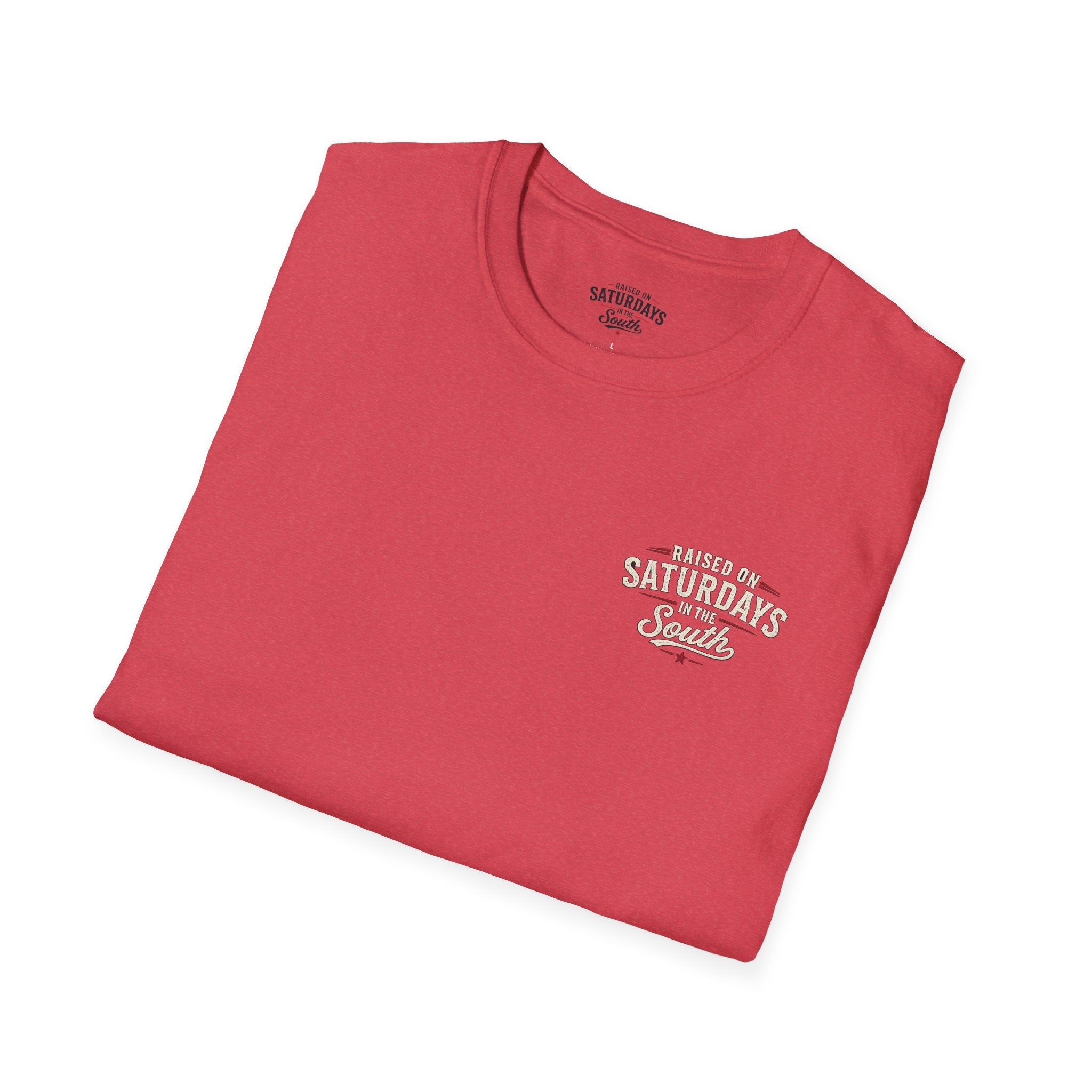 Raised On Saturdays In The South Vintage T-Shirt-Girl Dad Fishing Buddy-Father's Day Collection