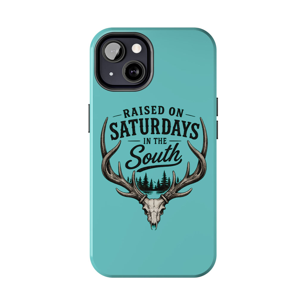 The Spreads Runs Deep In The Woods Phone Case-(blue)