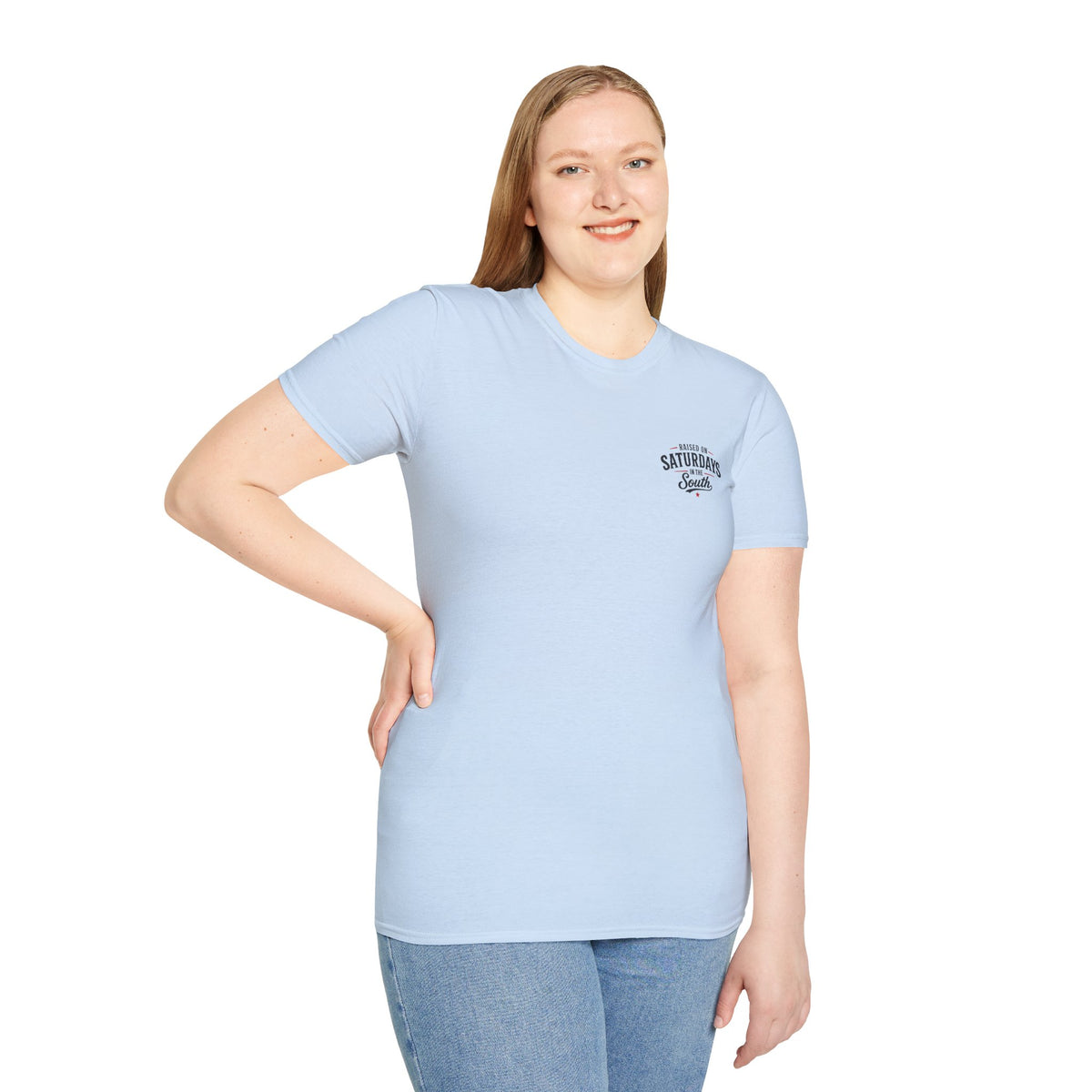 "Raised On Saturdays In The South" Vintage T-Shirt-Saturdays Are Made For Fishin