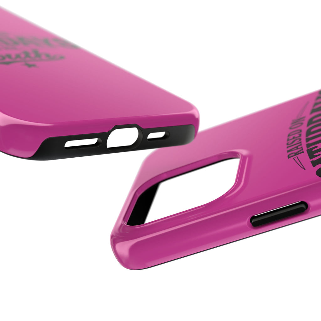 Raised On Saturdays In The South Phone Case-(pink)