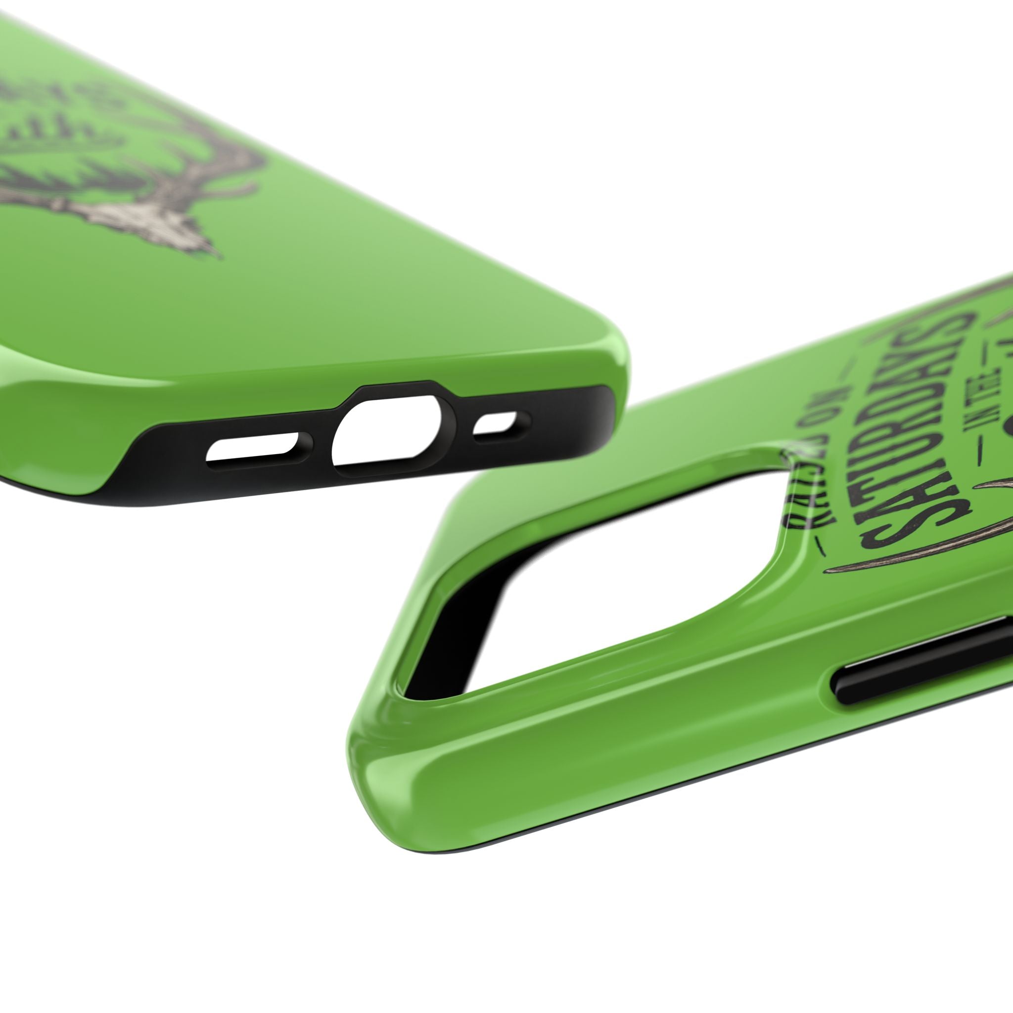 The Spread Runs Deep In The Woods phone case-(green)