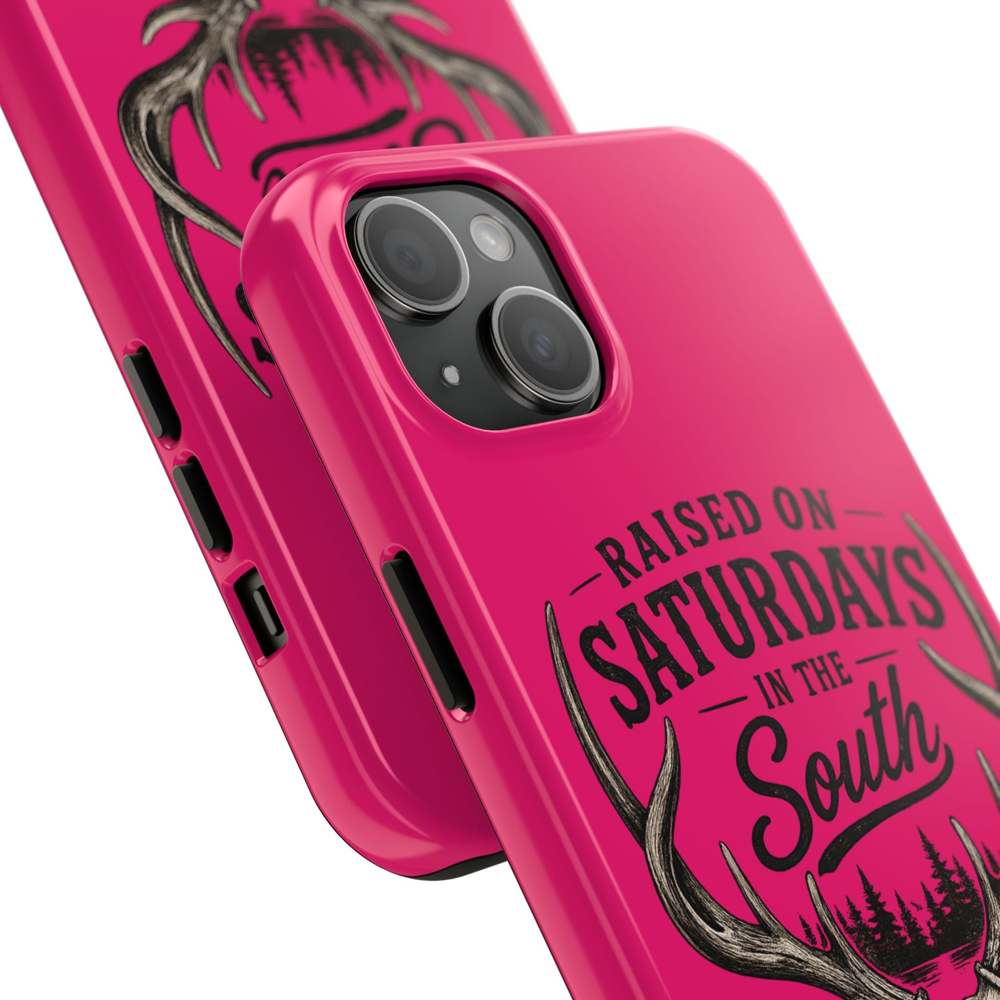 The Spreads Runs Deep In The Woods Phone Case-(pink)