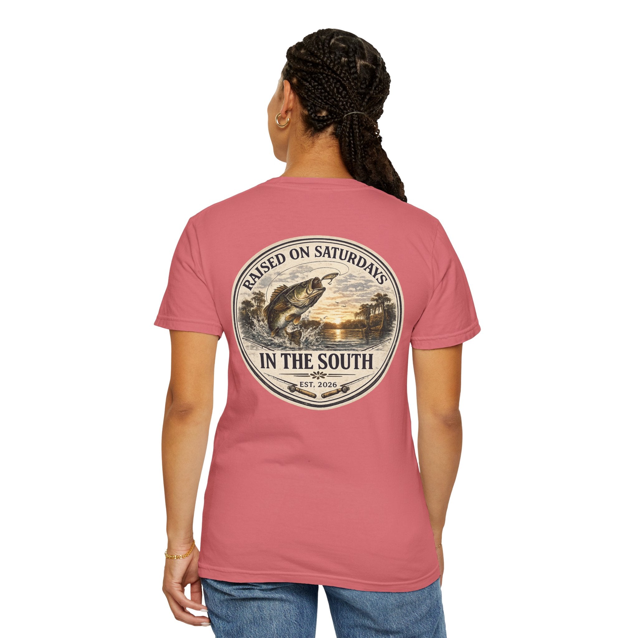 Raised On Saturdays In The South Classic T-Shirt- Fishin Season