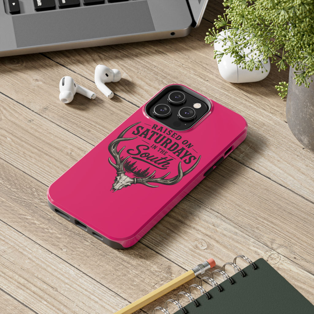 The Spreads Runs Deep In The Woods Phone Case-(pink)