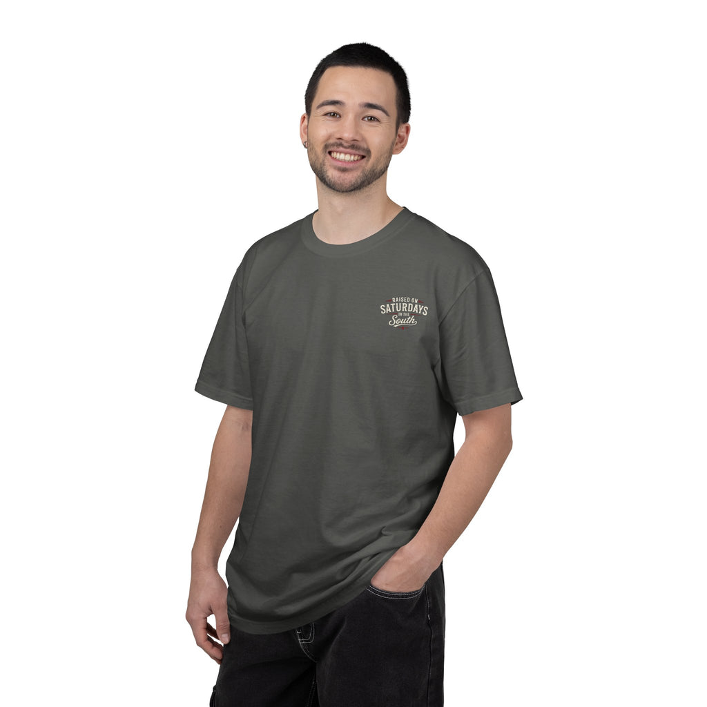 Raised On Saturdays In The South T-Shirt — Southern Freedom-4th Of July Collection