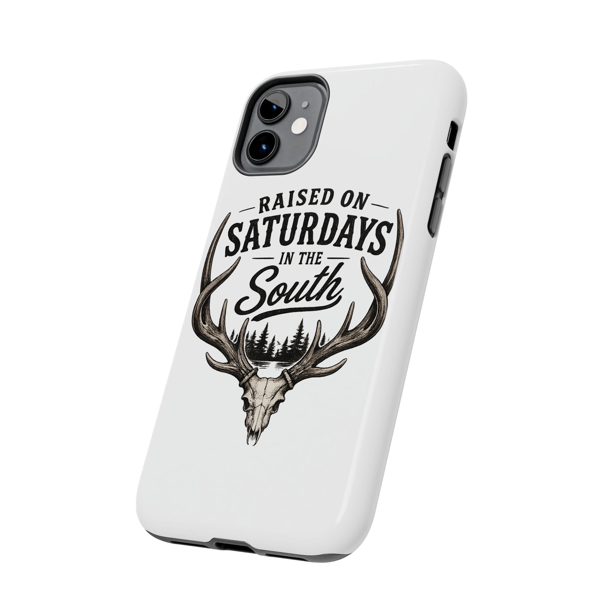 The Spreads Runs Deep In The Woods Phone Case-(white)