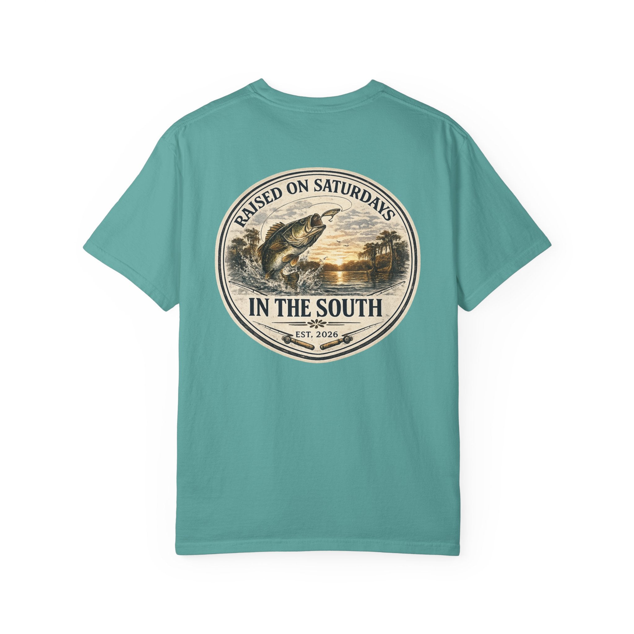 Raised On Saturdays In The South Classic T-Shirt- Fishin Season