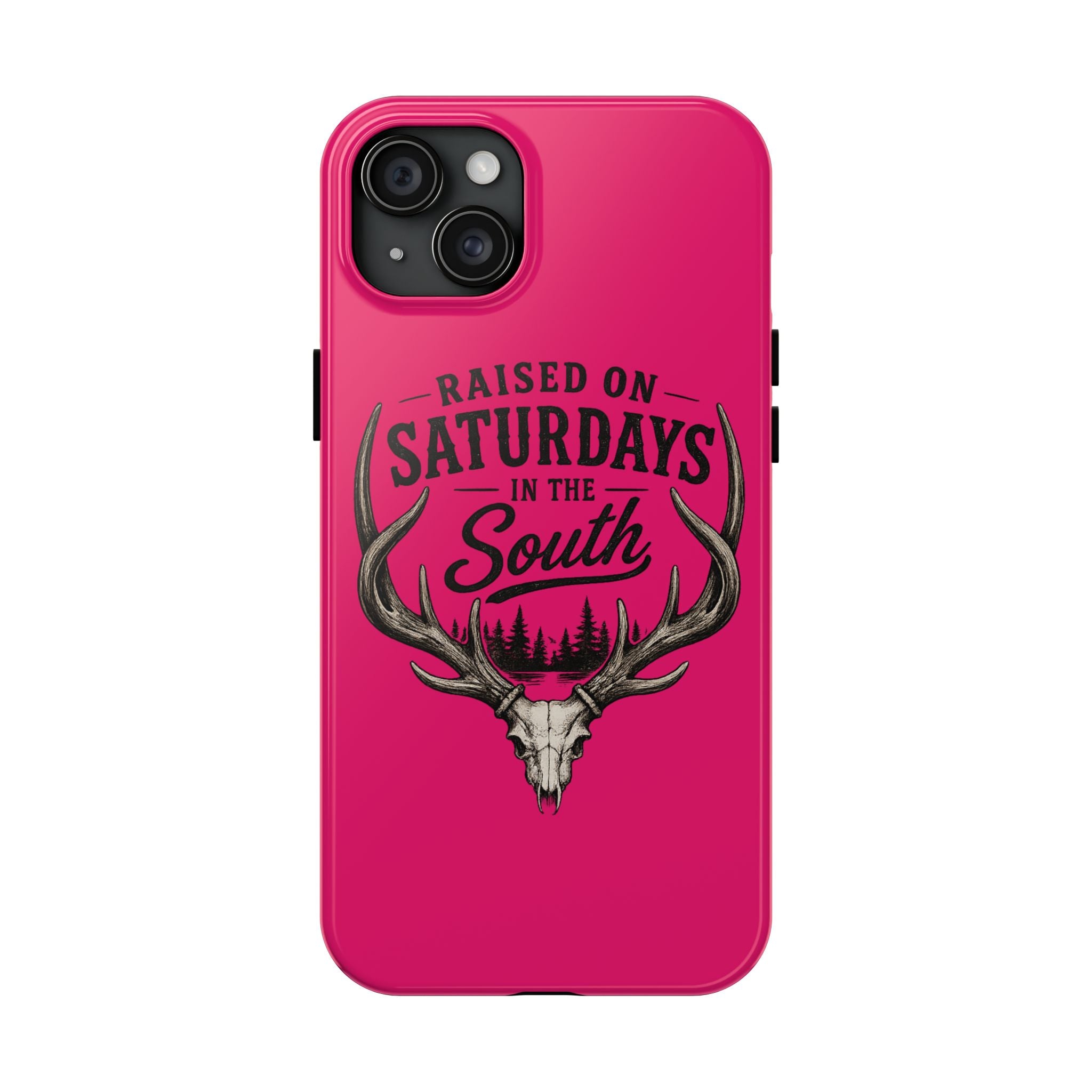 The Spreads Runs Deep In The Woods Phone Case-(pink)